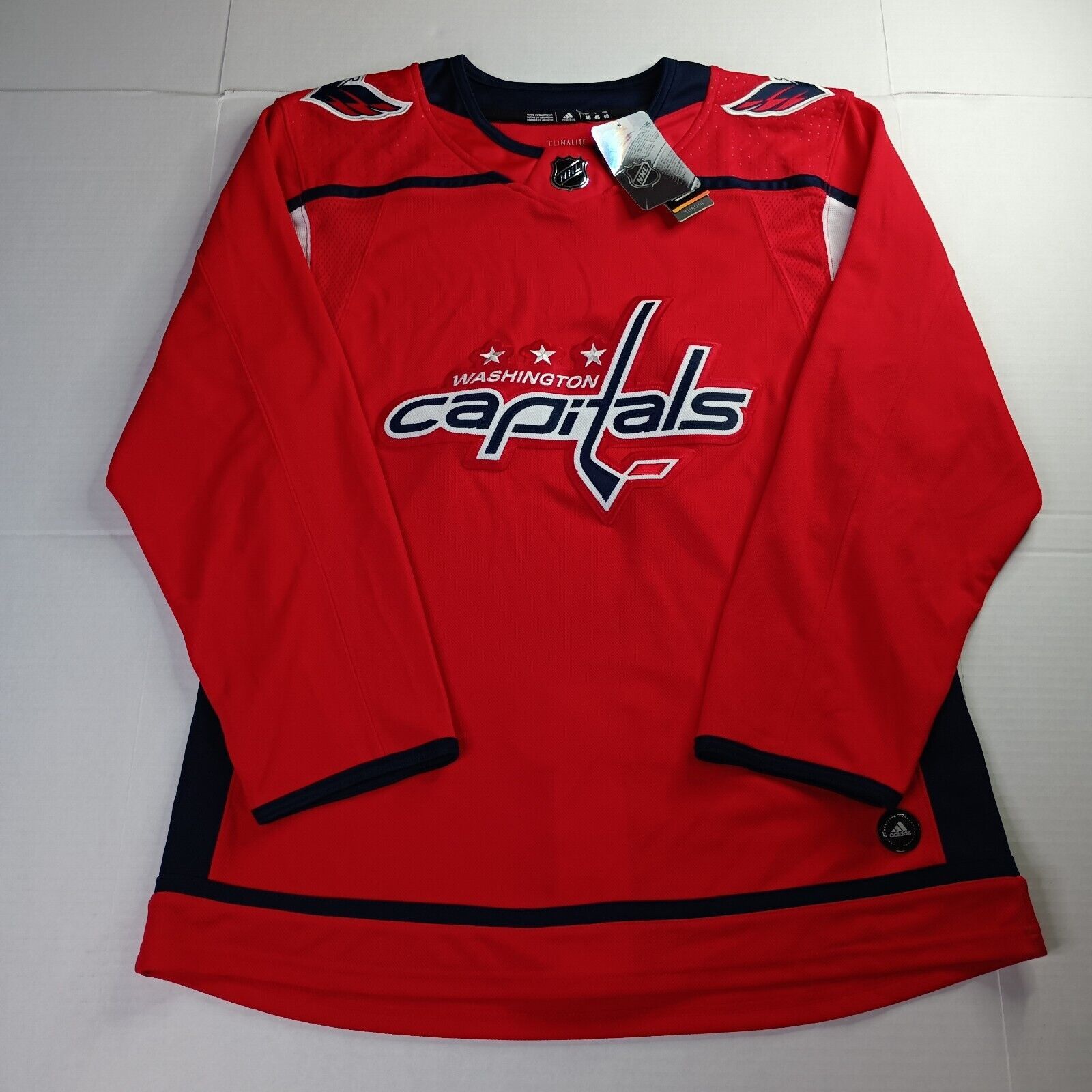 Adidas Adidas Authentic Washington Capitals Jersey Men's Size 46 Size US S / EU 44-46 / 1 - 1 Thumbnail