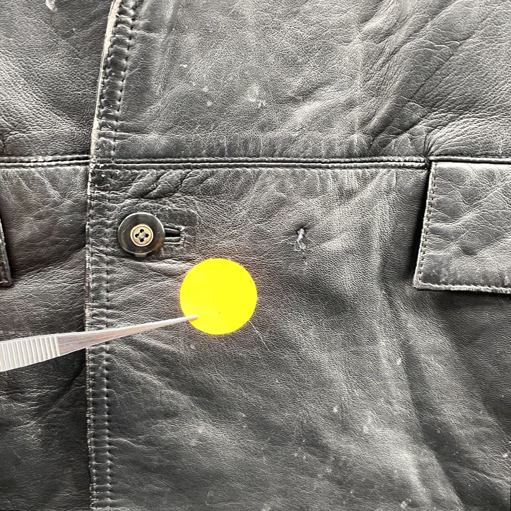 Skin Fast Leather Lamb Skin Jacket Men Small Blazer Coat Moto Biker Academia Corpcore Fashion? Size 36R - 4 Thumbnail