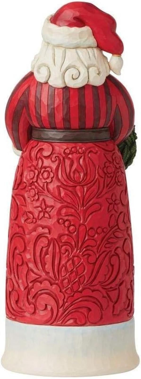 Other Enesco Jim Shore Heartwood Creek Santa Holding Wreath Statue Size ONE SIZE - 2 Thumbnail