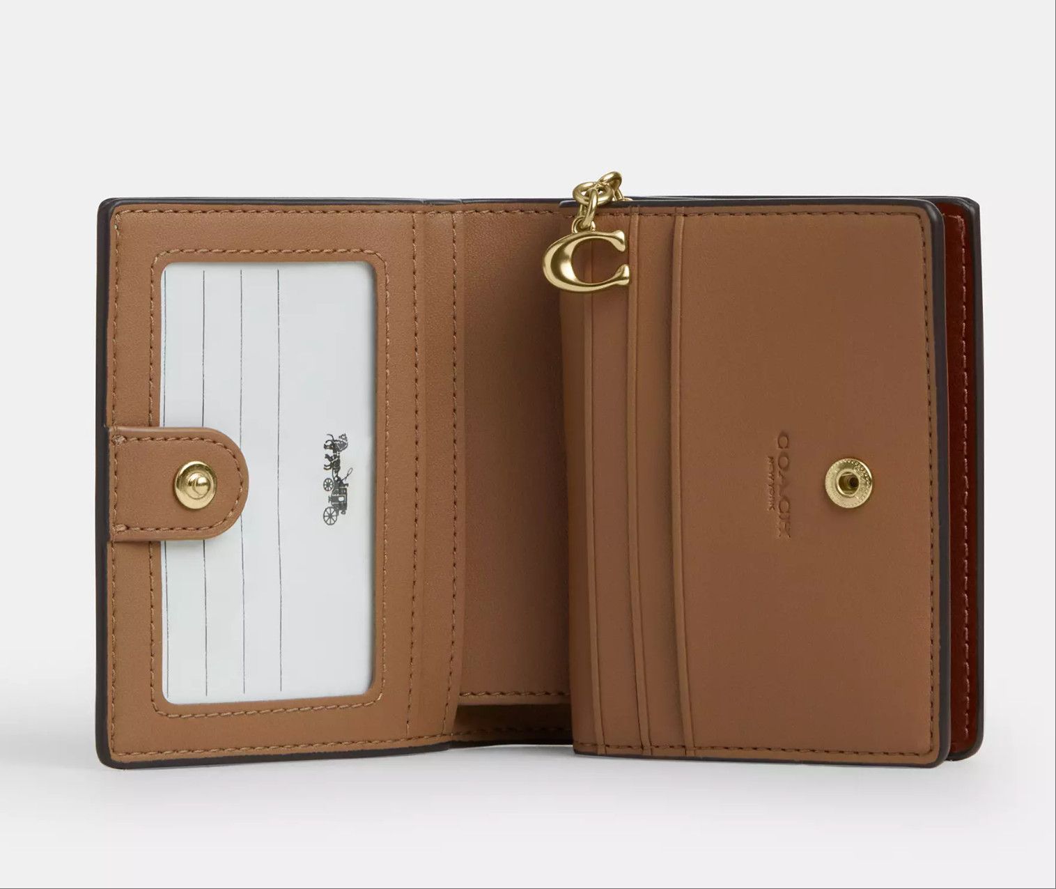 Coach Snap Wallet In Signature Canvas With Halloween Print CCR19 Size ONE SIZE - 8 Thumbnail
