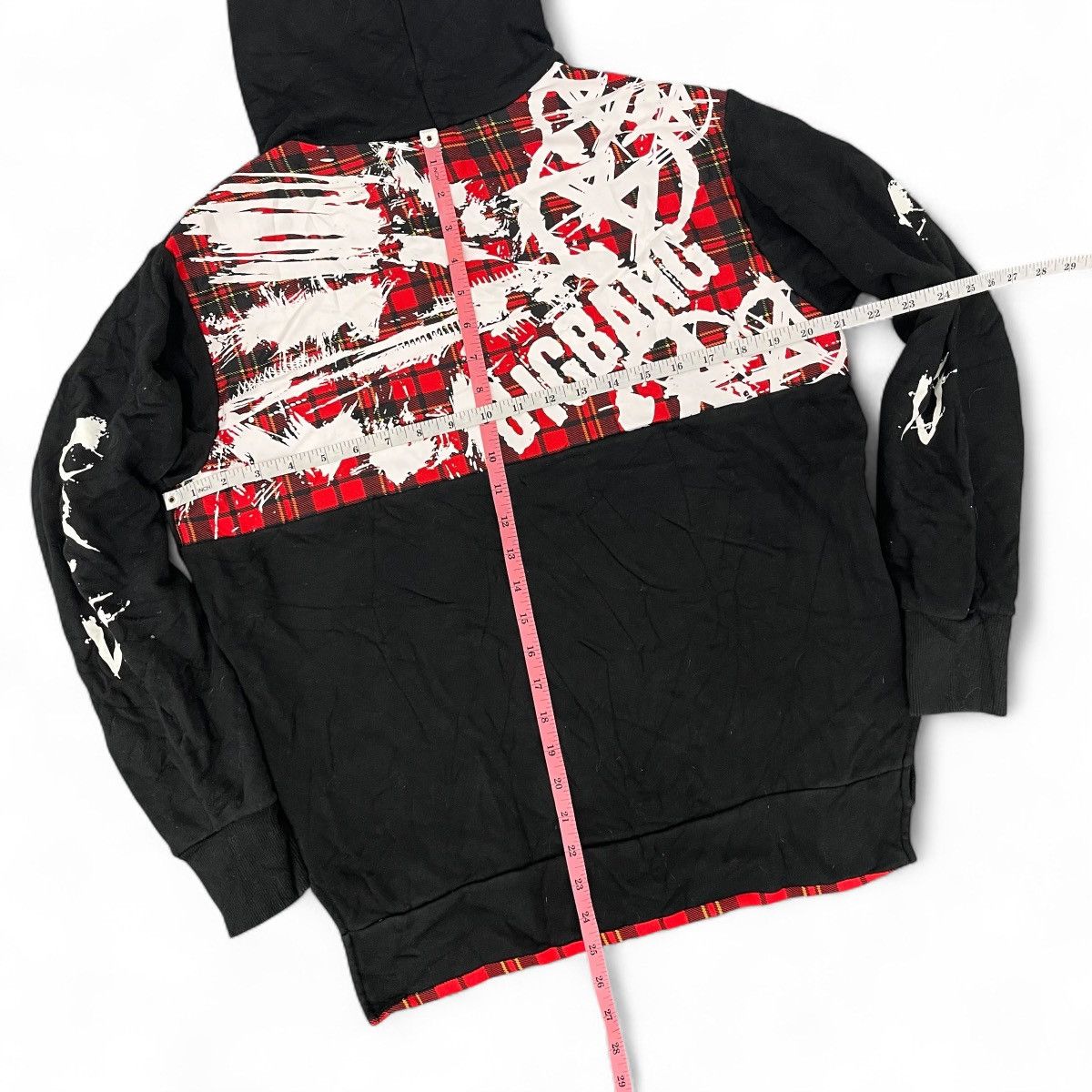 If Six Was Nine Punk Patchwork Hoodie – BIGBANG Crew Style Japan Fit Size US M / EU 48-50 / 2 - 4 Thumbnail