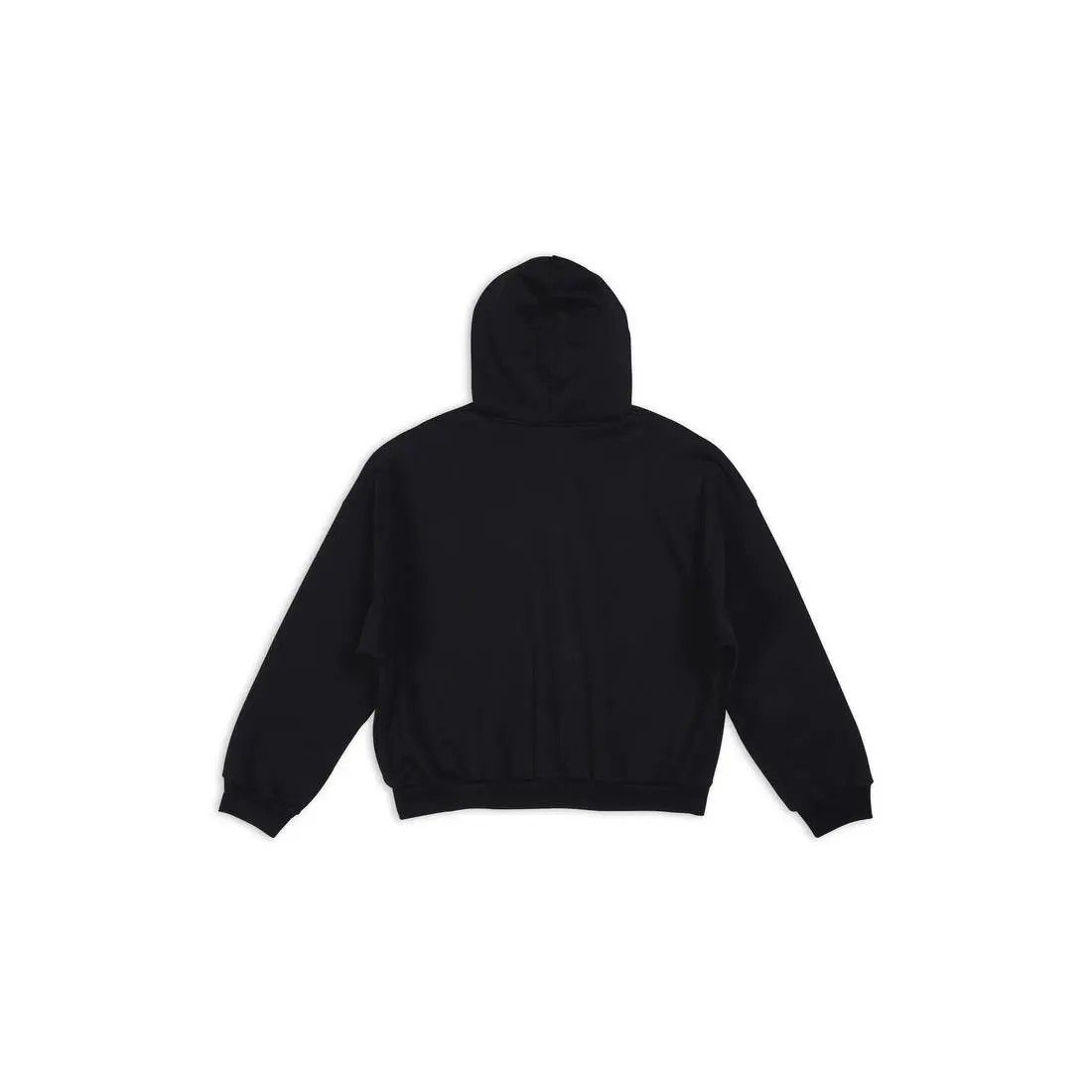 Balenciaga o1w1db10625 Hoodie Medium Fit in Black Size US XXS / EU 40 - 7 Thumbnail