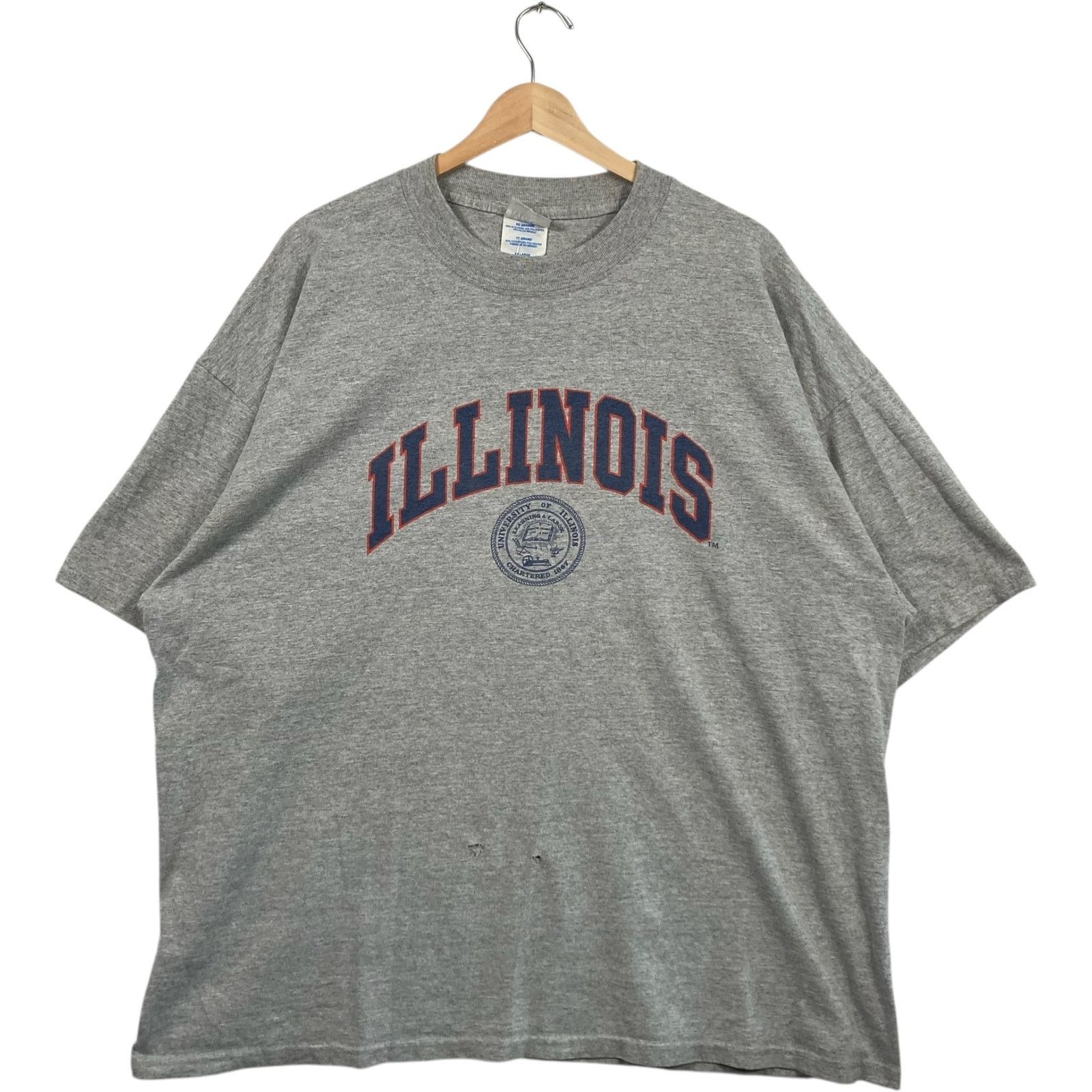 Vintage Vintage University Of Illinois Arch Logo Tee XXL Size US XXL / EU 58 / 5 - 1 Thumbnail