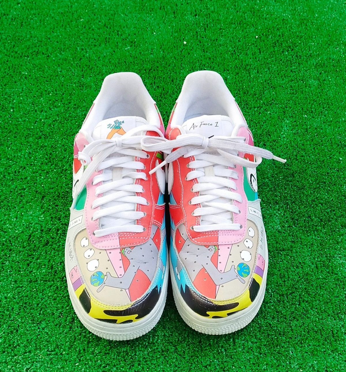 Nike Nike Air Force 1 Flyleather Ruohan Wang Size US 7 / EU 40 - 2 Thumbnail