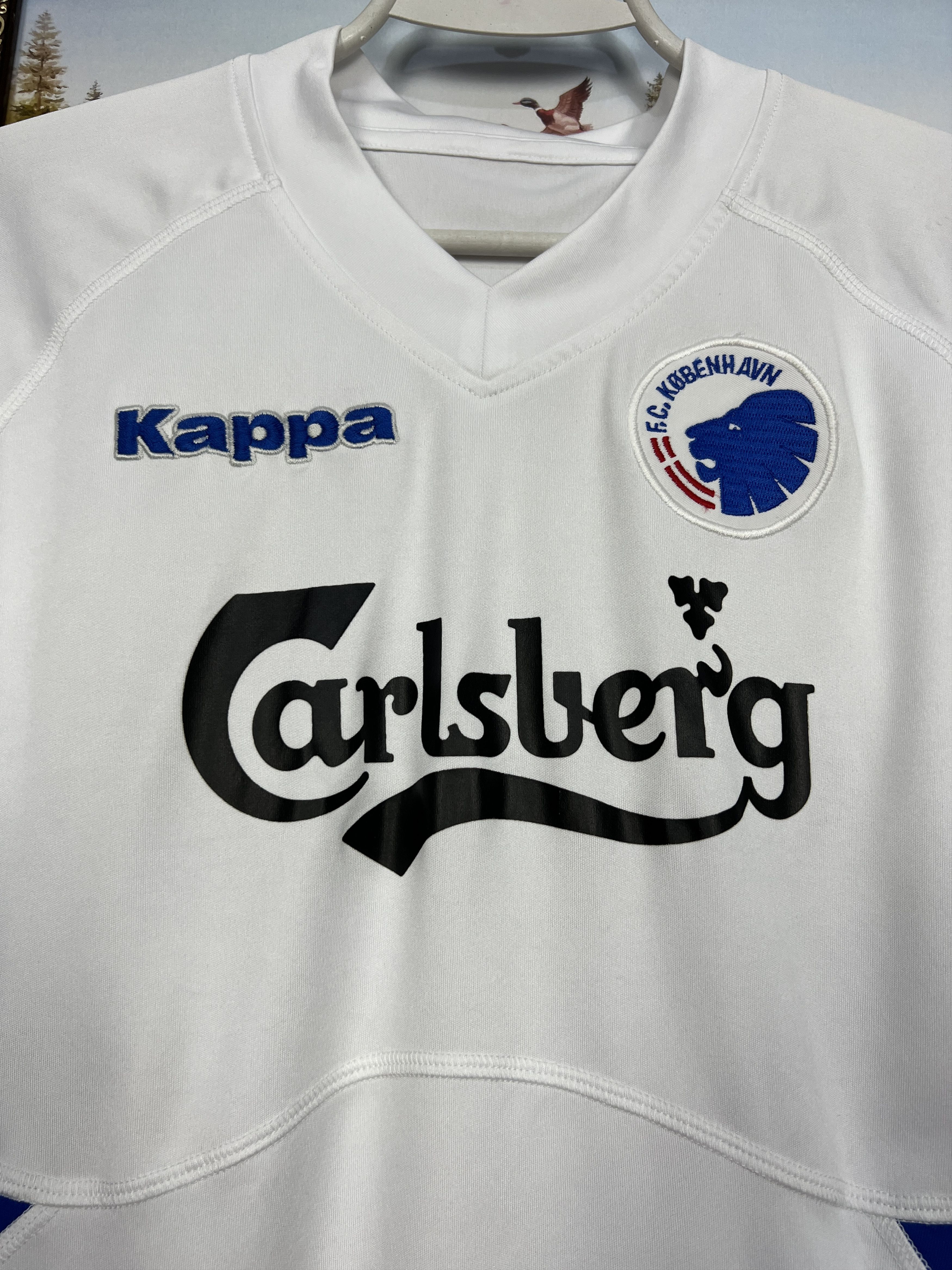 Kappa Kobenhavn football Shirt 2011 Soccer Kappa White Jersey Size US L / EU 52-54 / 3 - 3 Thumbnail