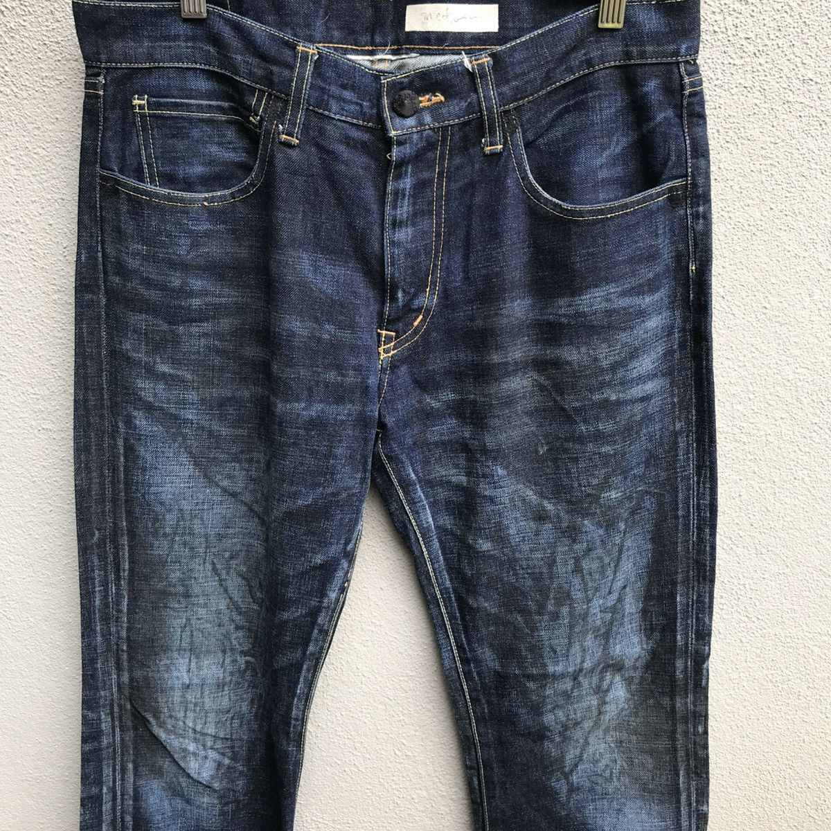Japanese Brand × Le Grande Bleu (L.G.B.) REBIRTH TO TABURA RASA splash jeans denim Size US 33 - 2 Thumbnail
