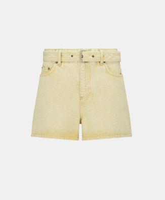 image of Dior O1Bcso1Str0224 Shorts In Yellow, Women's (Size 32)