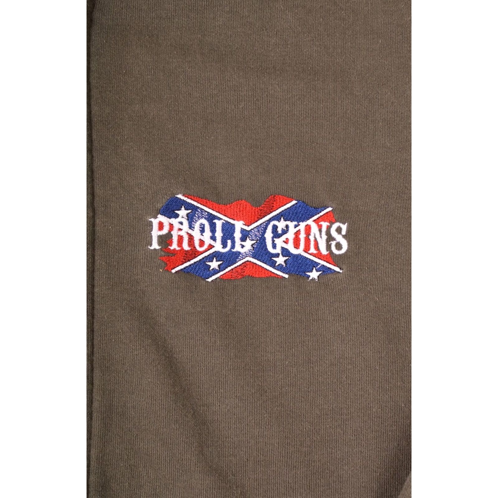 Fruit Of The Loom Fruit of the Loom Proll Guns Satans Prophecy Is Done Vintage Hoodie L Mens Gray 80% Cotton 20% Polyester Size US L / EU 52-54 / 3 - 4 Thumbnail