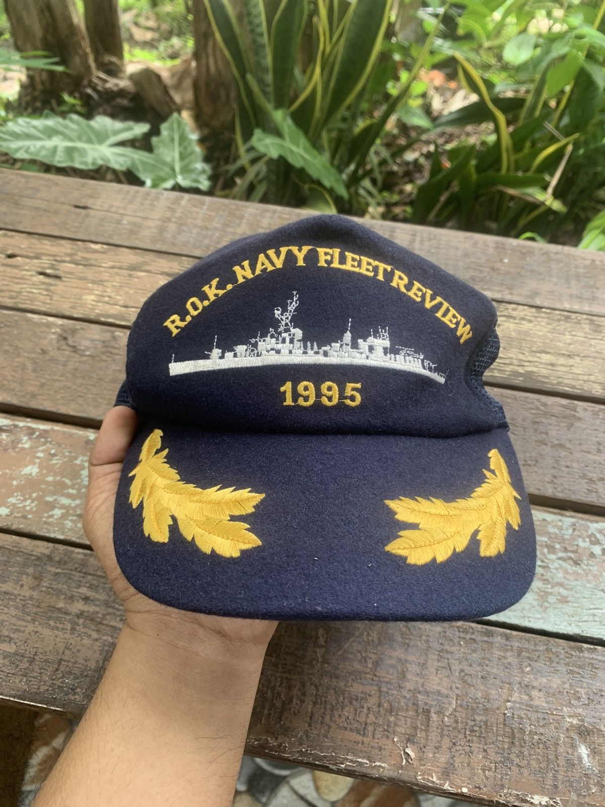 Vintage Vintage ROK Navy Trucker Hats Size ONE SIZE - 2 Thumbnail