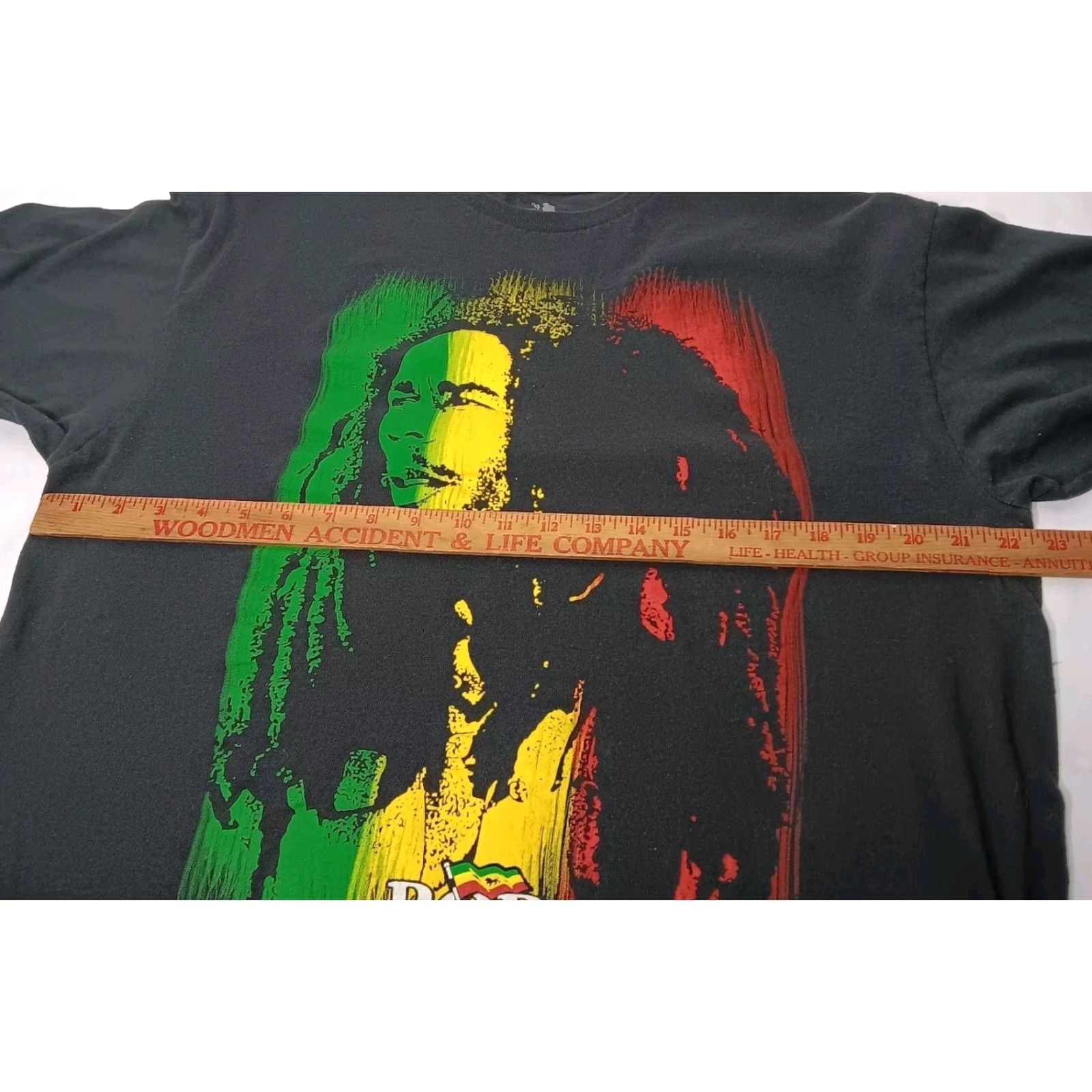 Vintage VINTAGE Bob Marley Shirt Zion Rootswear T-Shirt XL Black Crew Neck Short Sleeve Reggae Music Rasta Rastafari 1980s Mens Size US XL / EU 56 / 4 - 5 Thumbnail