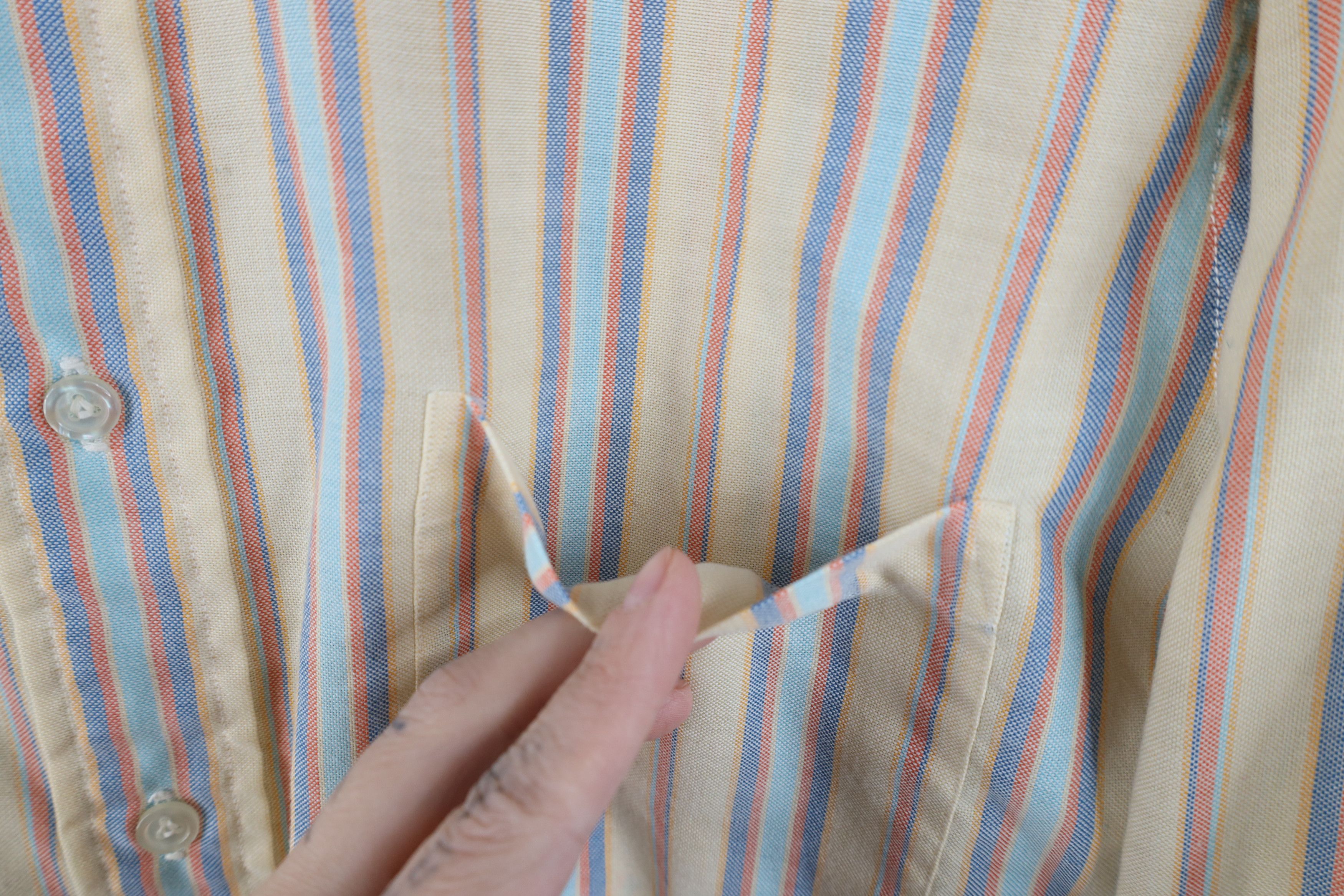 Vintage Vintage 60s Lewis & Thos Saltz Washington Button Shirt Size US M / EU 48-50 / 2 - 7 Thumbnail
