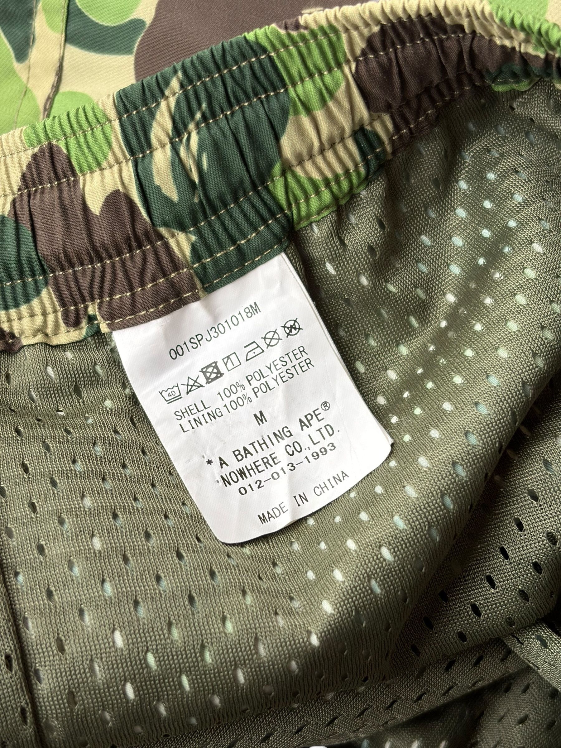 Bape Bape Green ABC Camo Beach Shorts Size US 32 / EU 48 - 5 Thumbnail