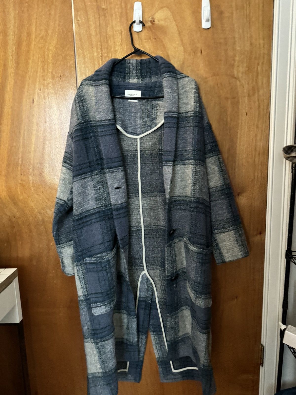 Isabel Marant Isabel Marant Pastel Blue Plaid Coat Size XS / US 0-2 / IT 36-38 - 3 Thumbnail