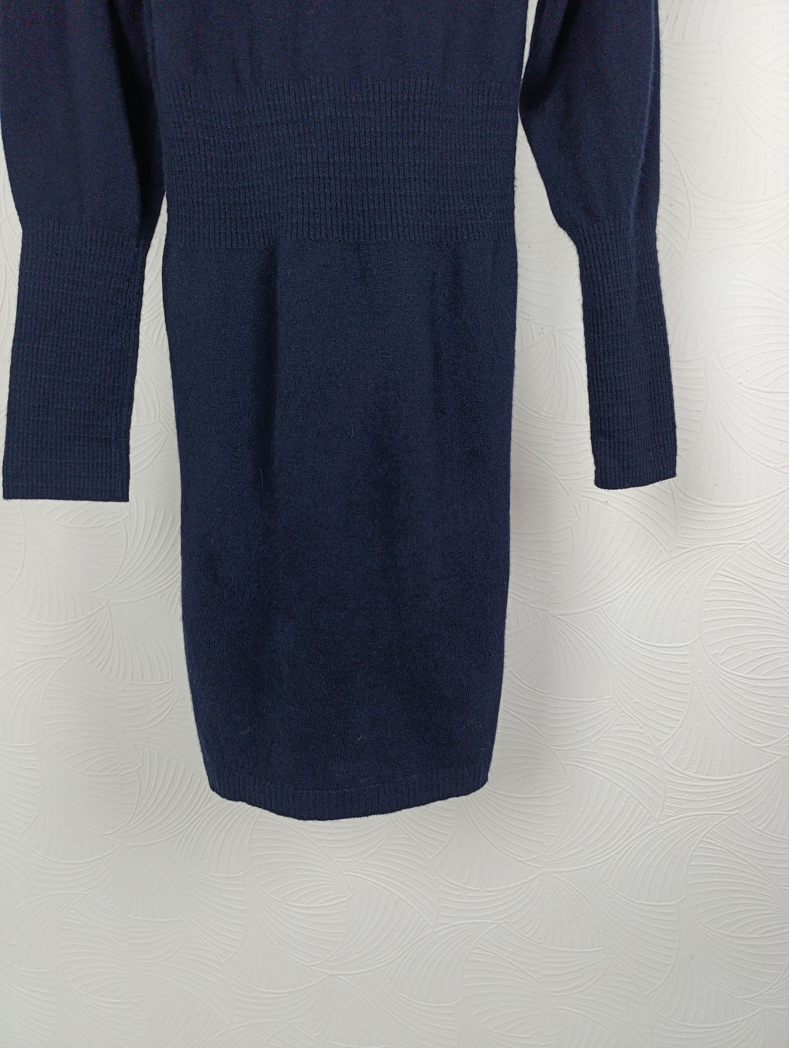 Rouje ROUJE MID-LENGTH WOOL DRESS BLUE Size XS / US 0-2 / IT 36-38 - 12 Thumbnail