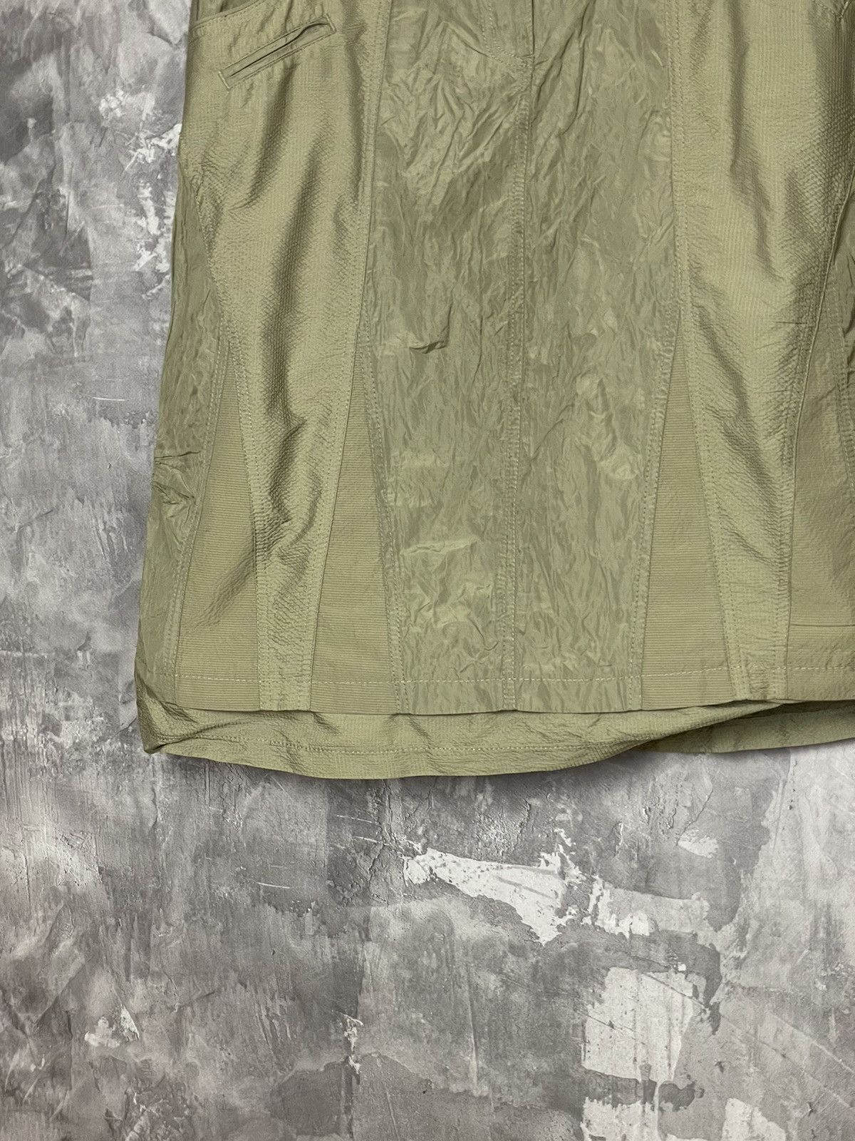 Japanese Brand × Vintage VINTAGE JAPANESE STYLE NYLON MID SKIRT Size 35" - 5 Thumbnail