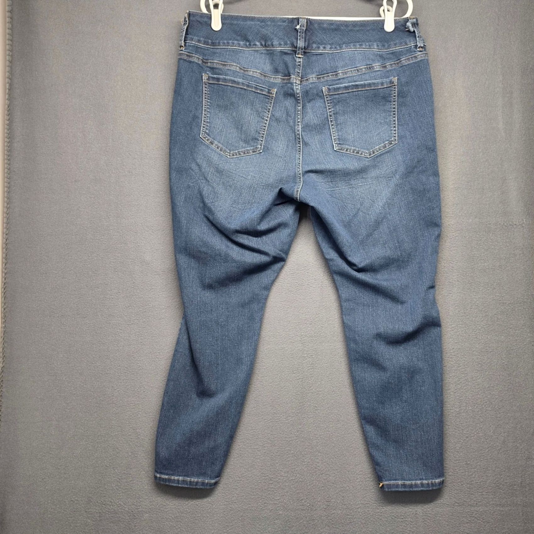 Torrid Torrid Jeans Womens 20S Blue Skinny Denim Pants Crop Casual 25" Inseam Size 42" / US 20 - 2 Thumbnail