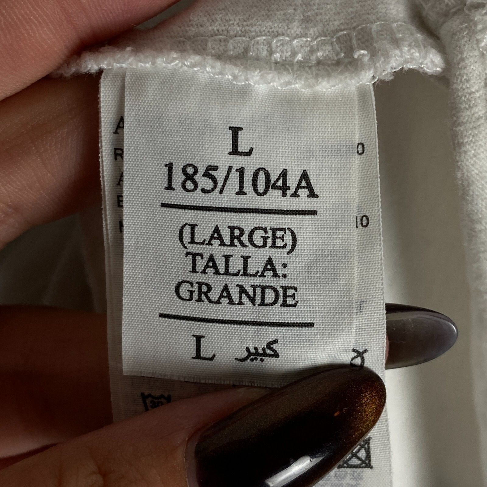Allsaints Allsaints Tee Men's Size L White Short Sleeve ` Size US L / EU 52-54 / 3 - 9 Thumbnail