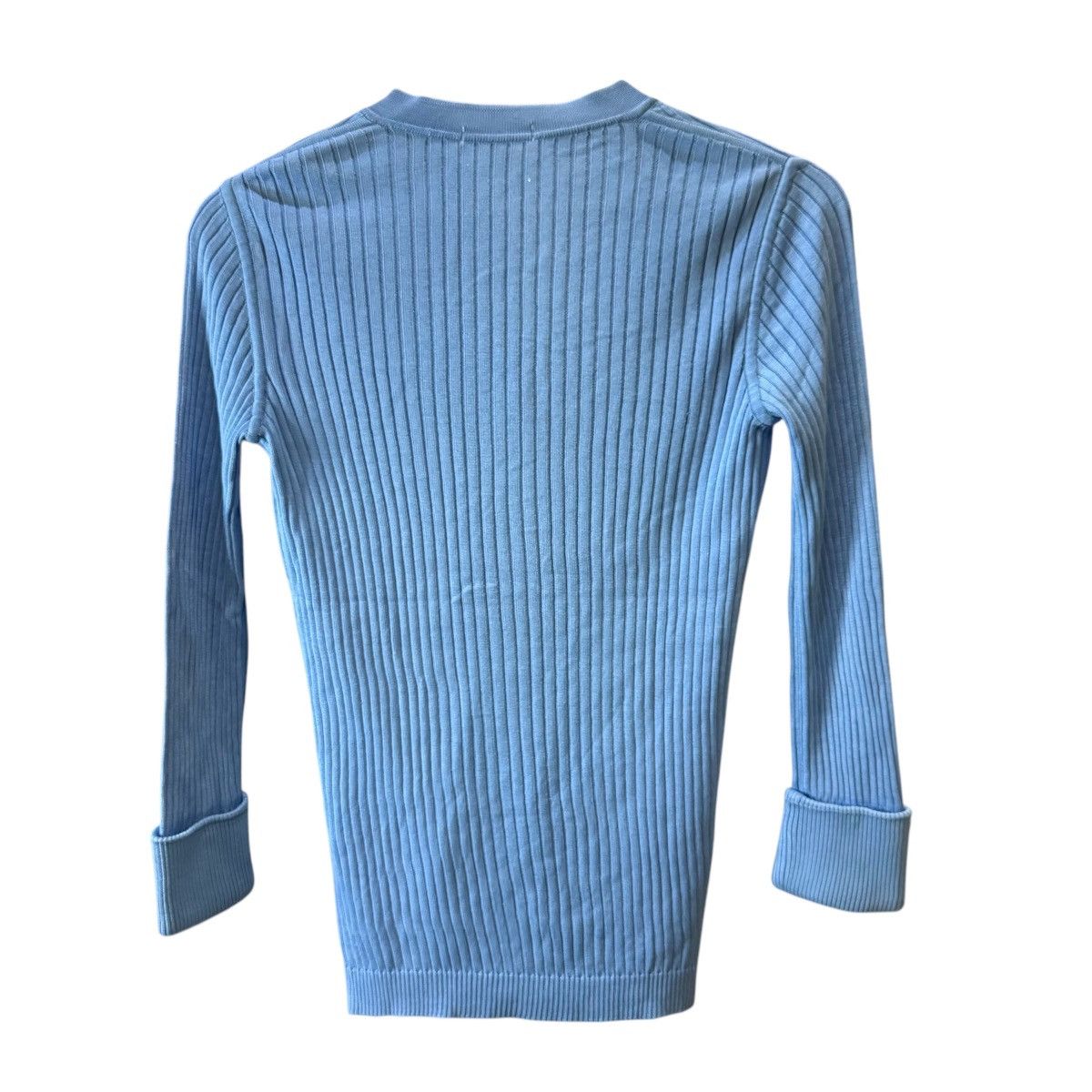 Christian Dior Monsieur × Dior 🔥🔥 Vintage Miss Dior Rib Knit V Neck Cardigan Size M / US 6-8 / IT 42-44 - 2 Thumbnail