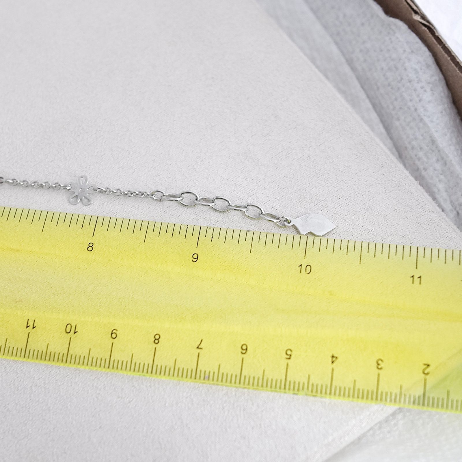 The Unbranded Brand Bisou Bisou Silver Tone Delicate Dainty Bracelet Anklet Size ONE SIZE - 5 Thumbnail