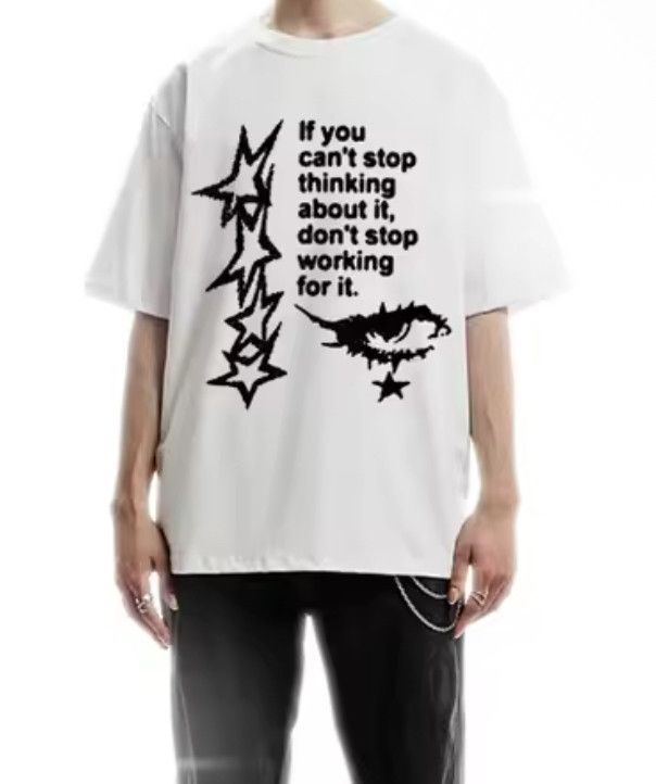 Japanese Brand Gothic 90s Streetwear Star Eye T-Shirt Punk Graphic Tees Size US M / EU 48-50 / 2 - 1 Thumbnail