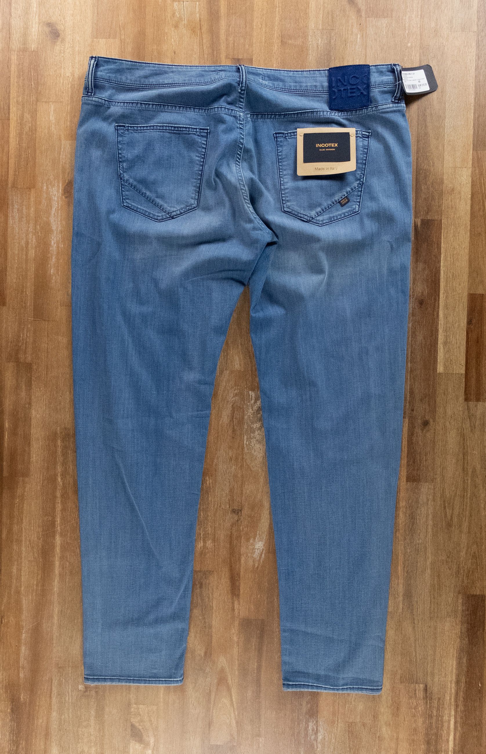 Incotex INCOTEX Blue Division tapered leg lightweight blue jeans 40 Size US 40 / EU 56 - 9 Thumbnail