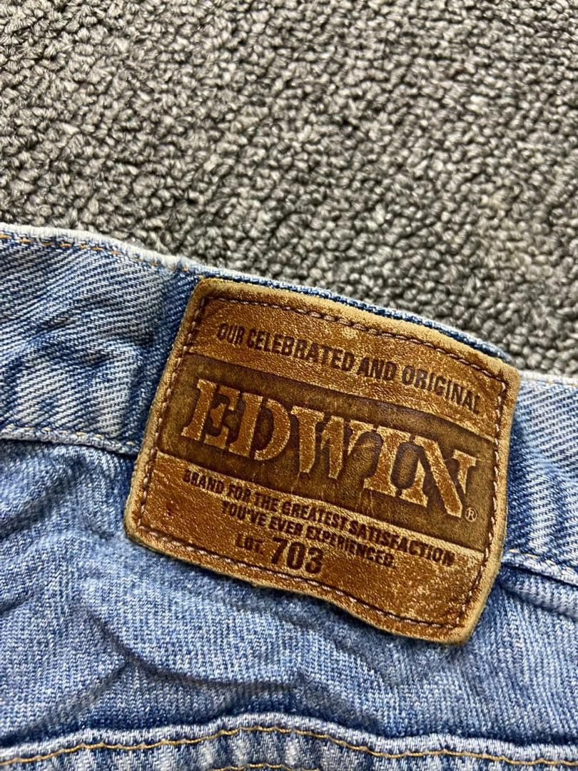 Edwin Edwin 703 Relaxed Soft Denim Jeans (197) Size US 30 / EU 46 - 3 Thumbnail