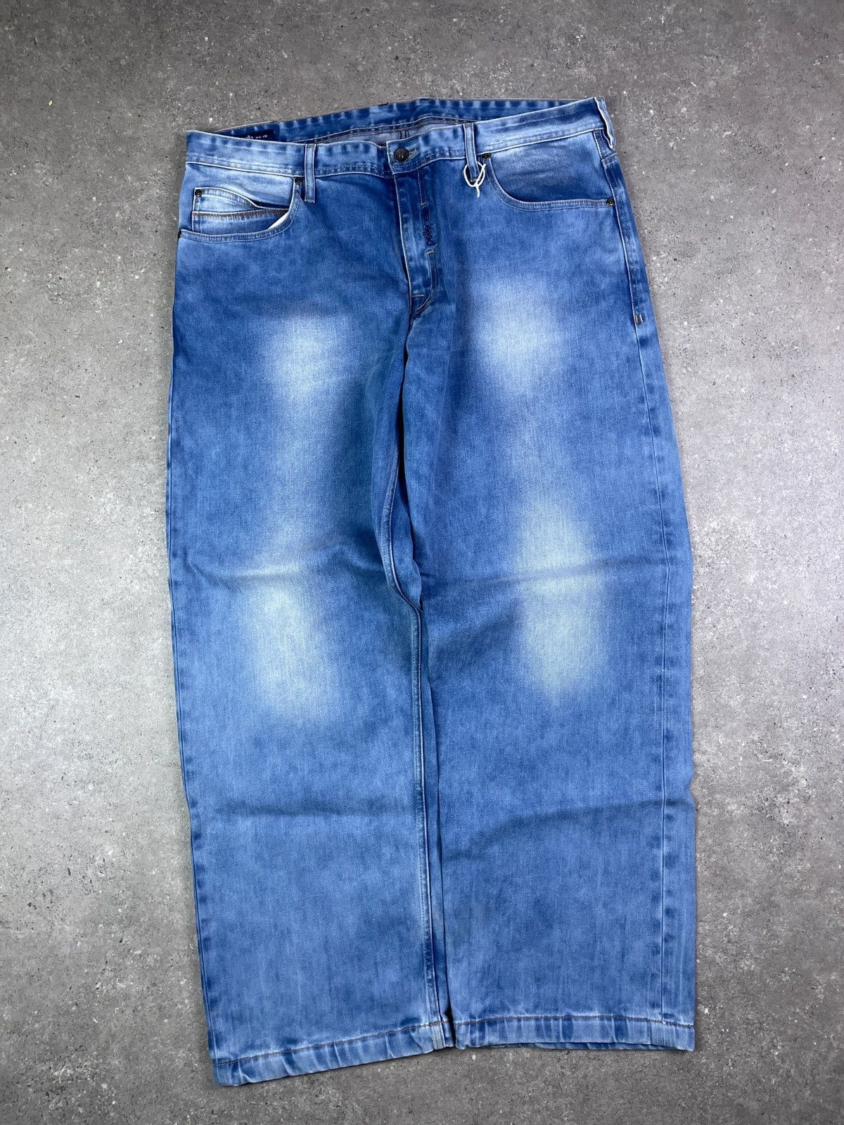 Pelle Pelle × Vintage Vintage Y2K Pelle Pelle Baggy Denim Pants Size US 40 / EU 56 - 2 Thumbnail