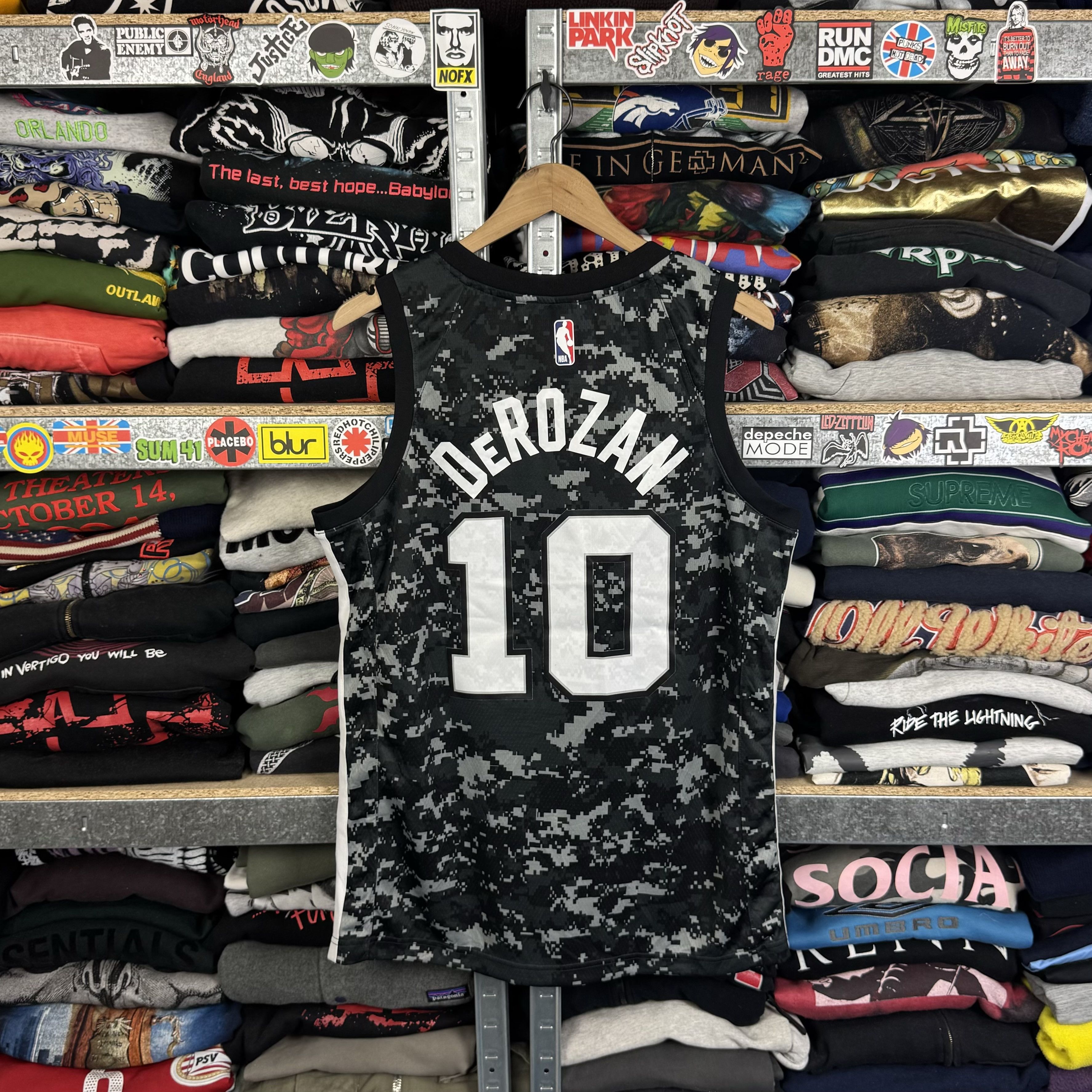 NBA × Nike NIKE SAN ANTONIO SPURS #10 DeMar DeRozan CITY EDITION JERSEY Size US L / EU 52-54 / 3 - 1 Thumbnail