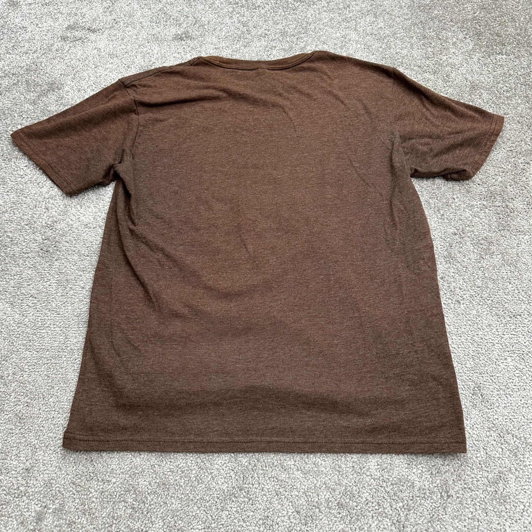 Vintage District T-Shirt Unisex Adult Large Brown Graphic Print Cotton Short Sleeve Stanford Blood Center Life Saver Size L / US 10 / IT 46 - 2 Thumbnail