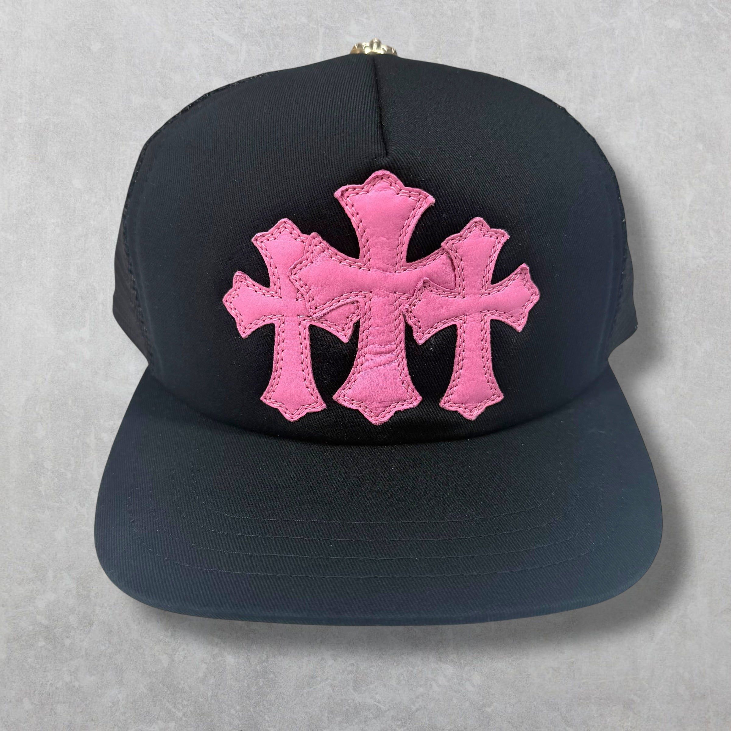 Chrome Hearts Chrome hearts Pink Cemetery Cross Trucker Size ONE SIZE - 1 Thumbnail