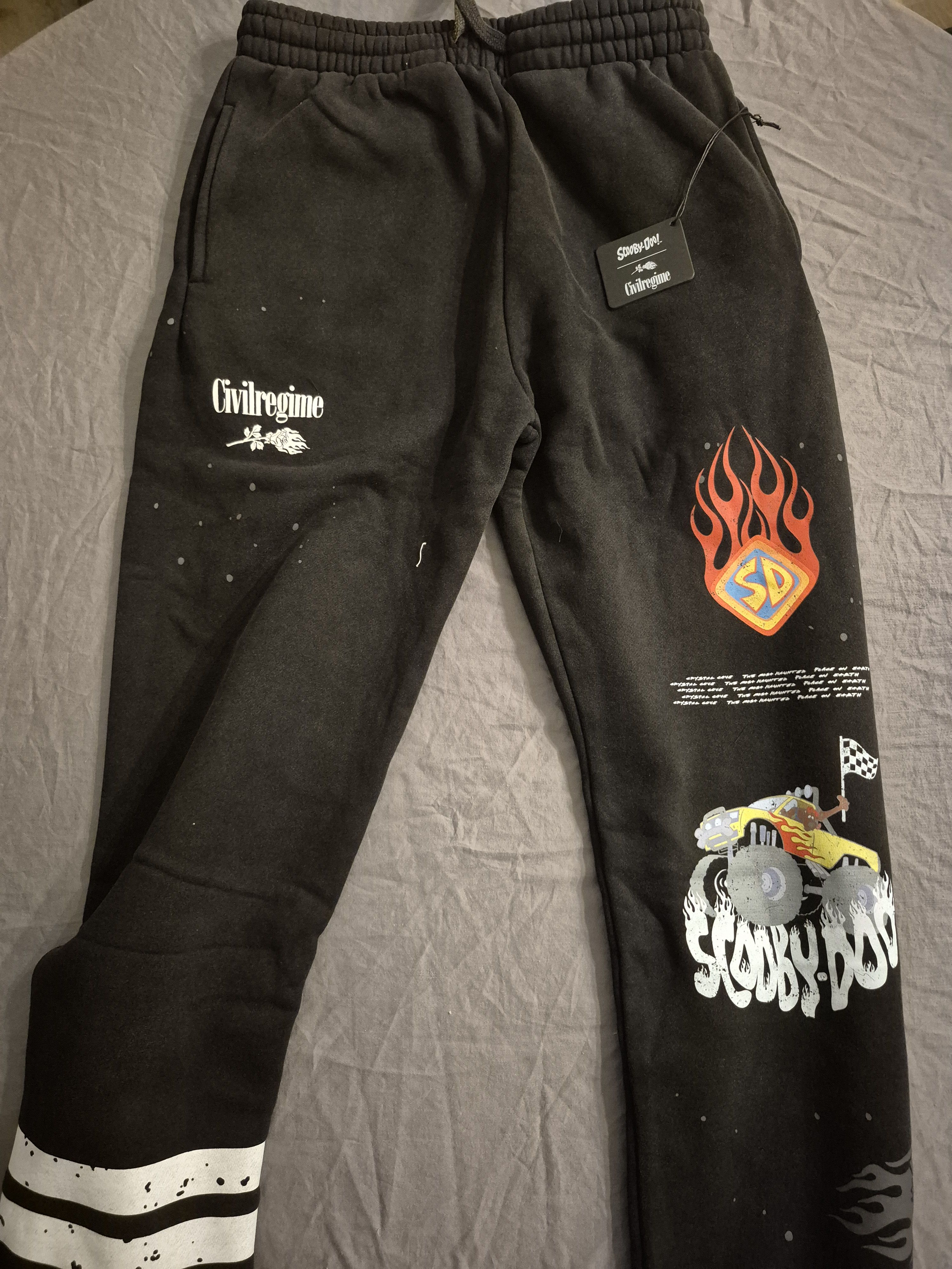 Civil Regime Civil Regime x Scooby Doo Collab Sweatpants Size Small Size US 30 / EU 46 - 1 Thumbnail