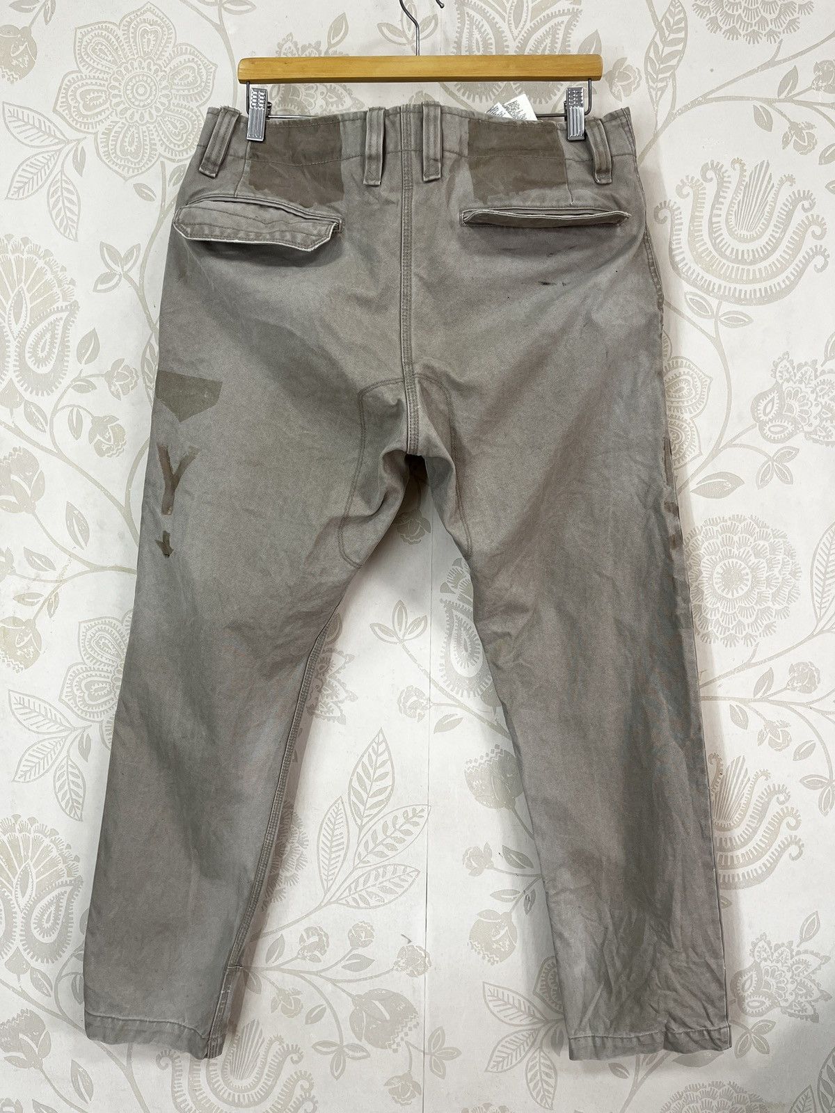 Diesel Diesel Black Printed Khaki Canvas Trousers Pants Size US 32 / EU 48 - 5 Thumbnail