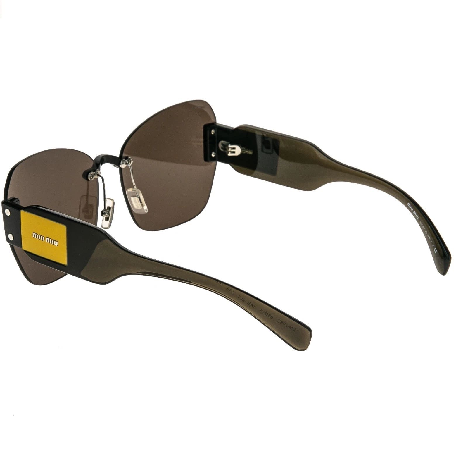 Miu Miu MIU MIU MU08SS SORBET 08S Black Butterfly Rimless Sunglasses Size ONE SIZE - 7 Thumbnail