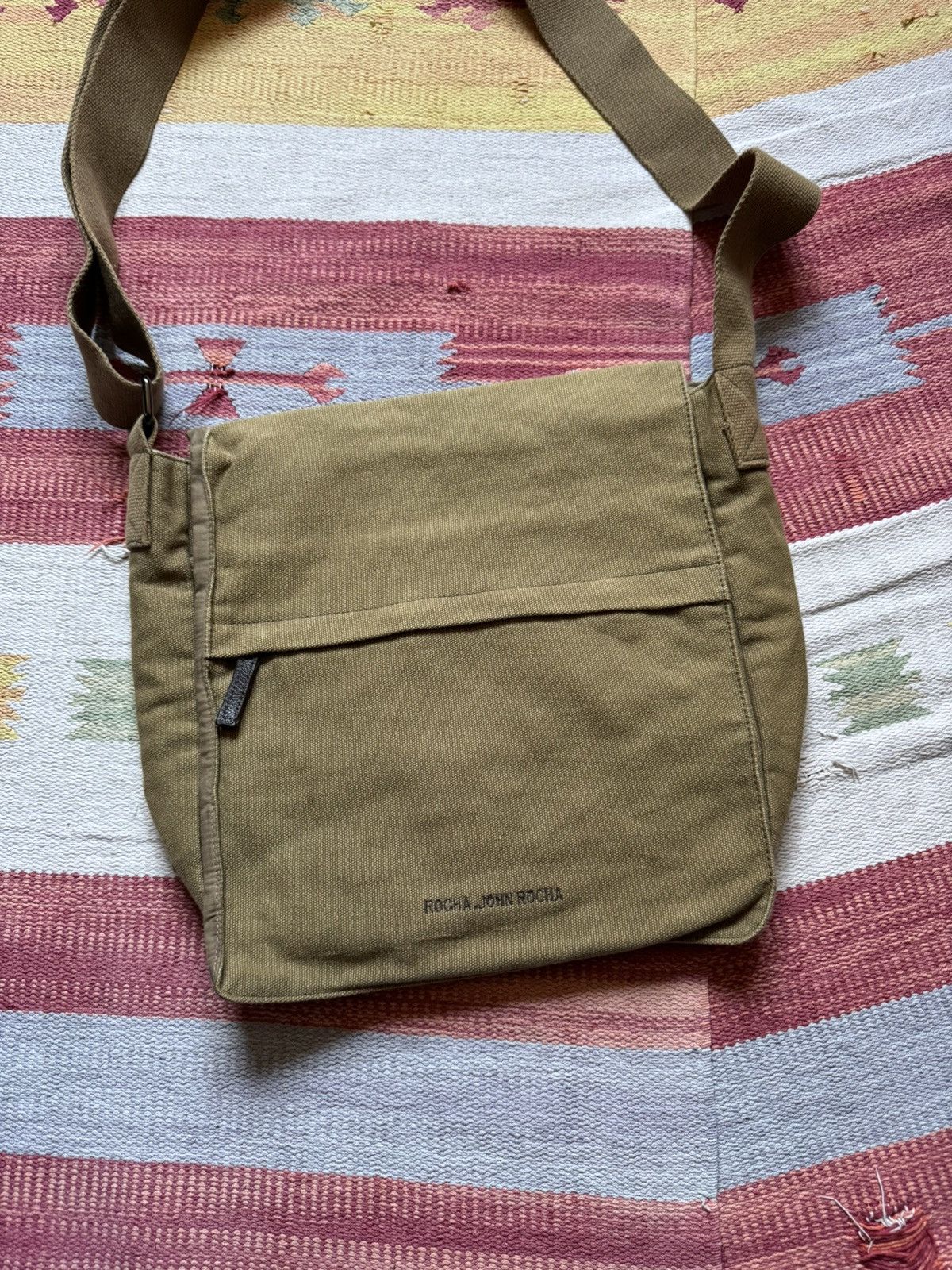 Vintage Vintage 00ms Rocha John Rocha by Debenhams y2k Military Bag Size ONE SIZE - 2 Thumbnail