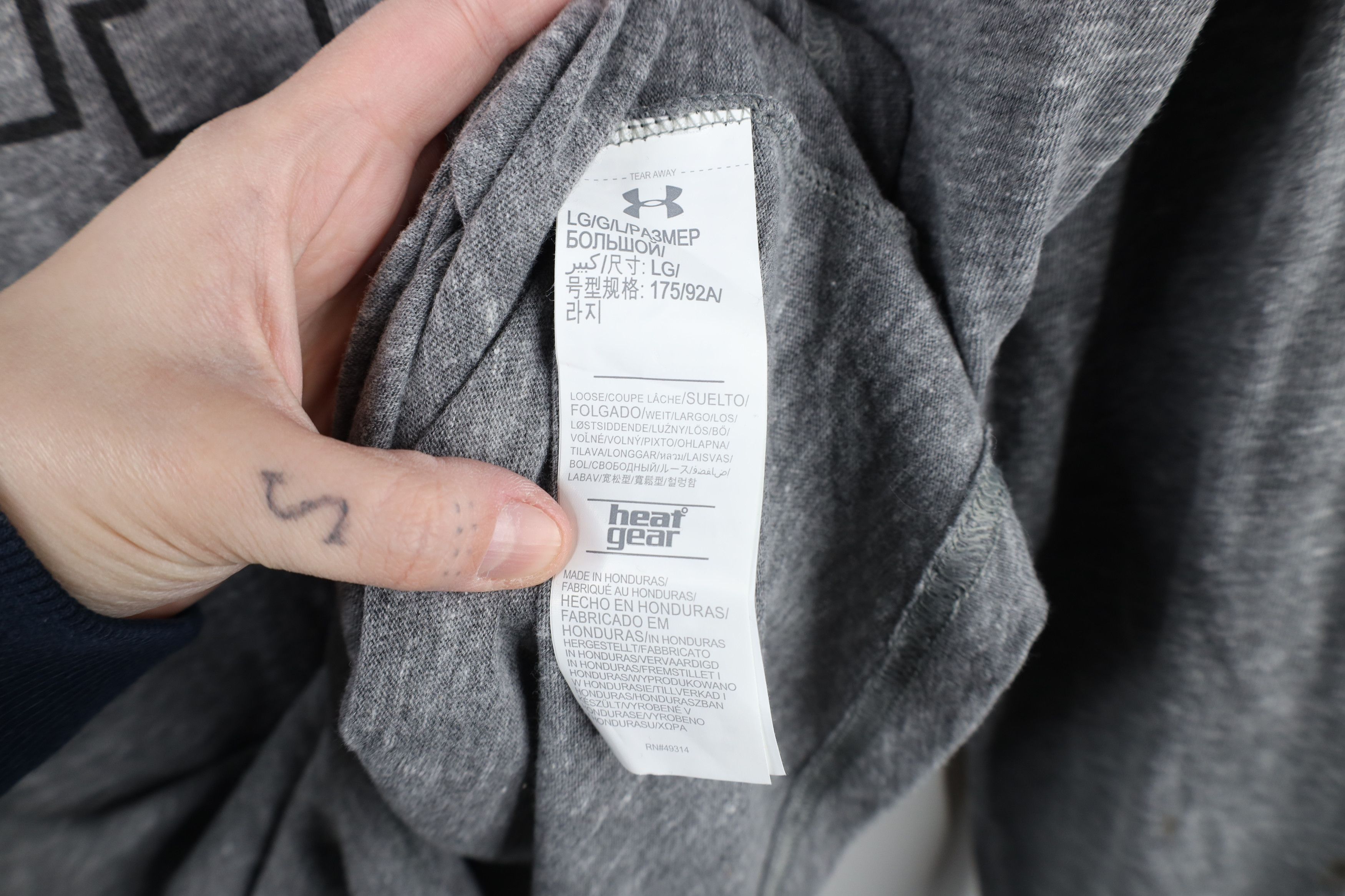 Under Armour × Vintage New Under Armour University Jersey Knit Long Sleeve T-Shirt Size US L / EU 52-54 / 3 - 8 Thumbnail