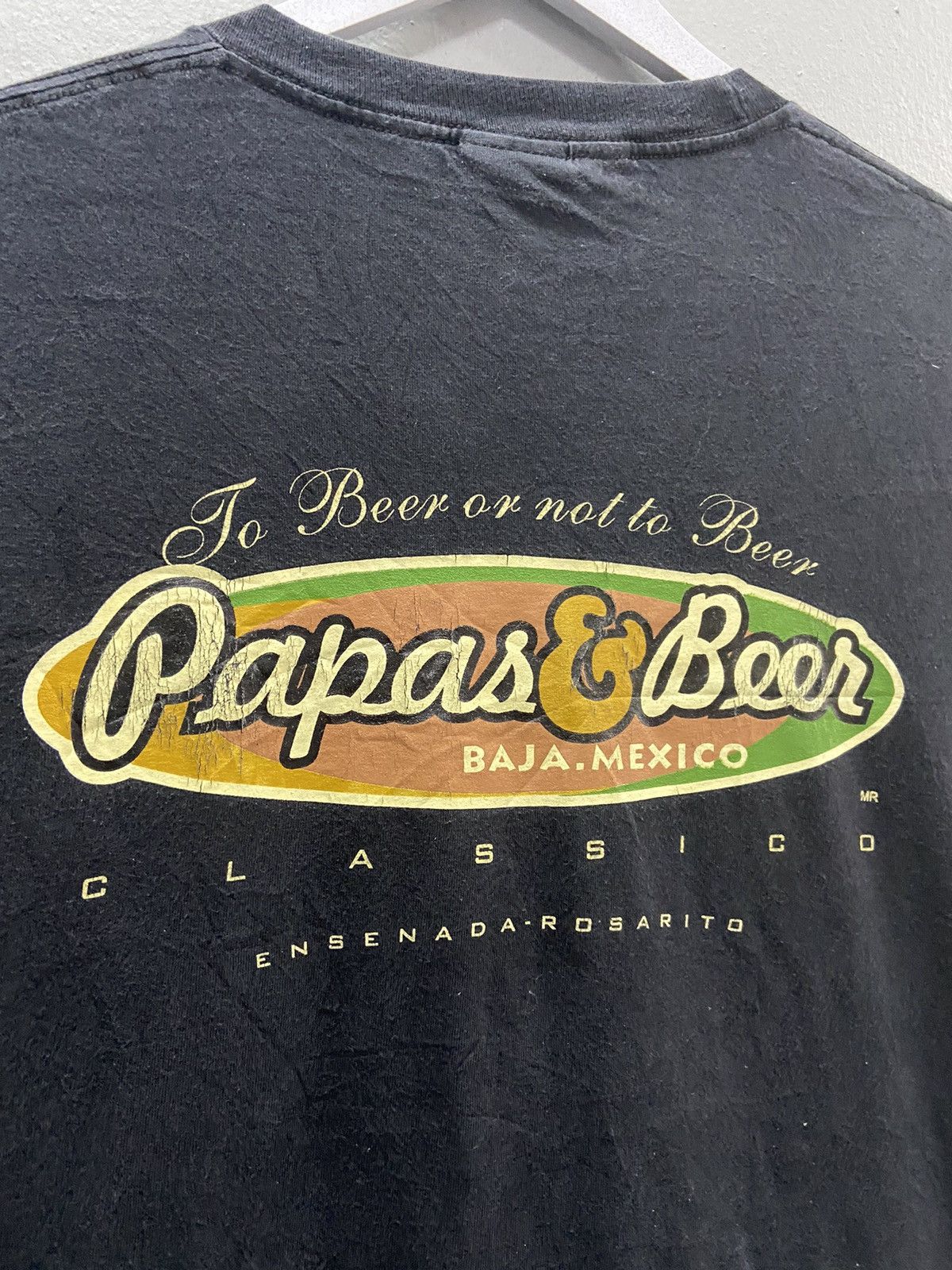 Vintage VINTAGE PAPA & BEERS BAJA MEXICO TEE SHIRT Size US XL / EU 56 / 4 - 3 Thumbnail