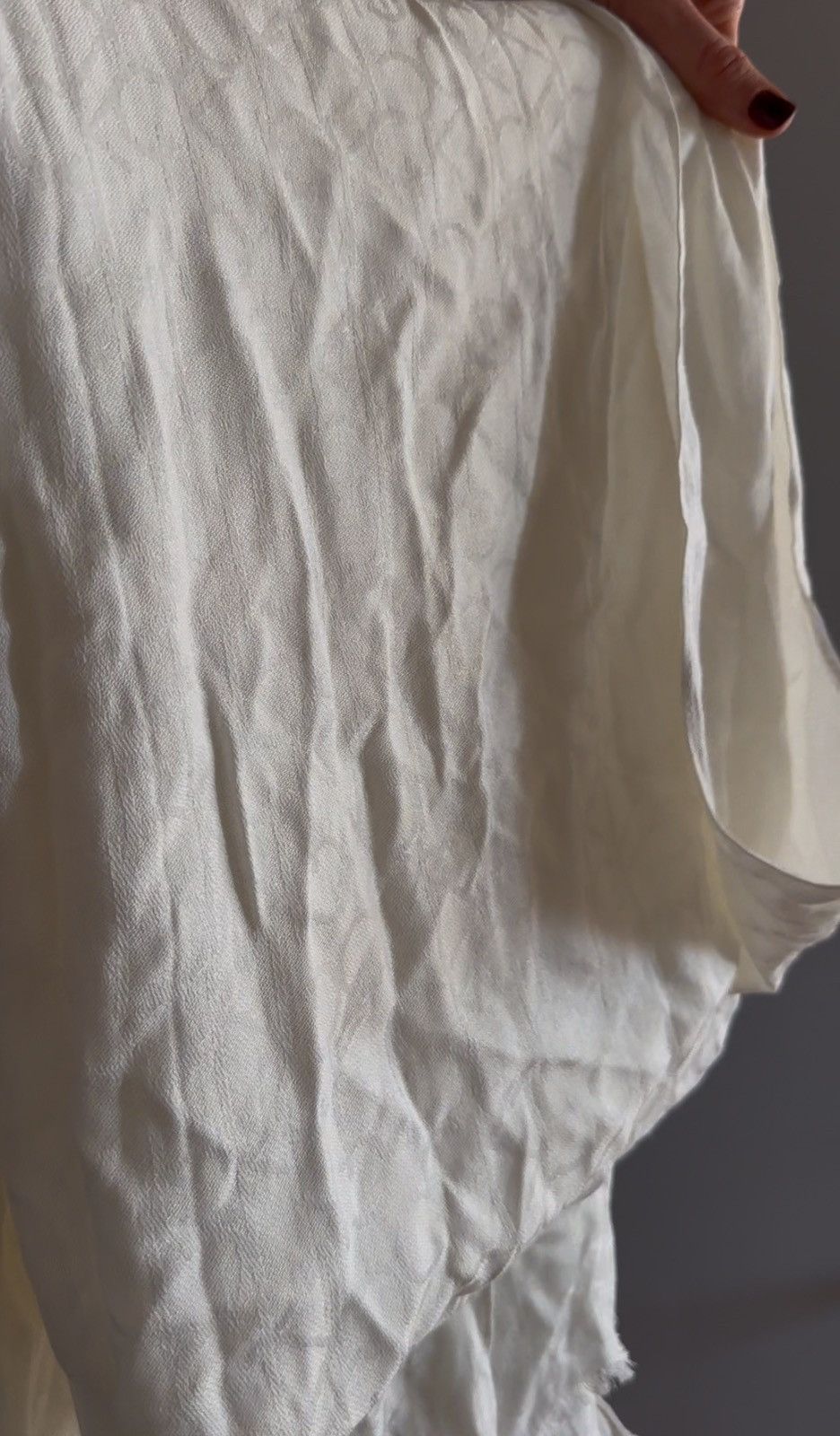 Calvin Klein New Calvin Klein White Scarf – Elegant & Soft Size ONE SIZE - 6 Thumbnail