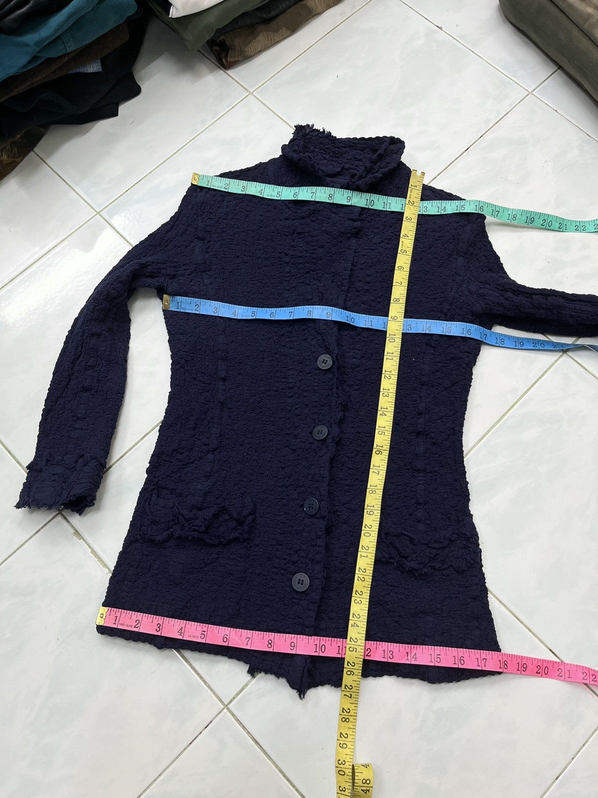 Issey Miyake 🔥🔥🔥ARCHIVE ISSEY MIYAKE ELASTIC JACKET / CARDIGAN Size M / US 6-8 / IT 42-44 - 12 Thumbnail