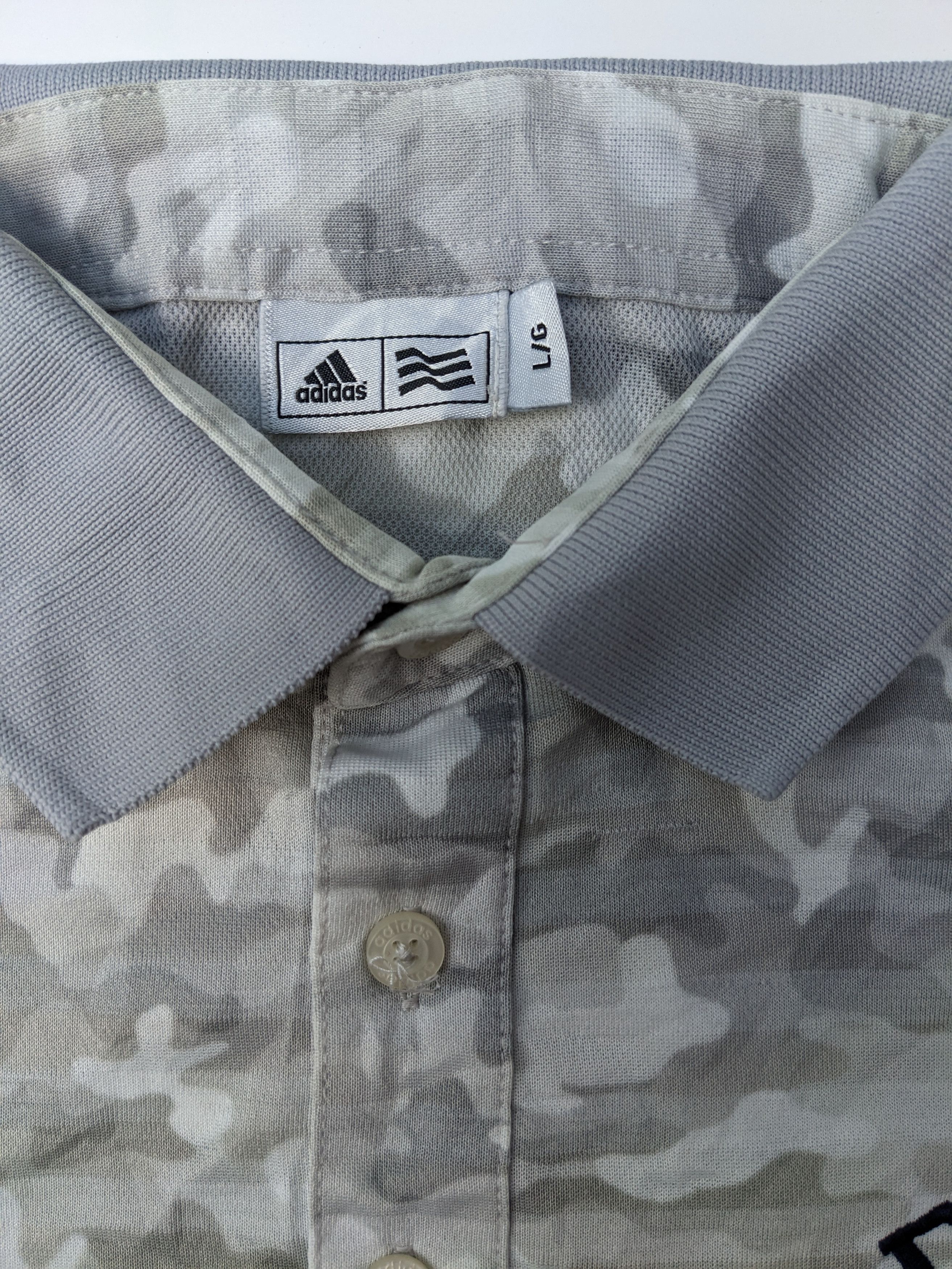 Adidas Adidas camo collar tee Size US L / EU 52-54 / 3 - 3 Thumbnail