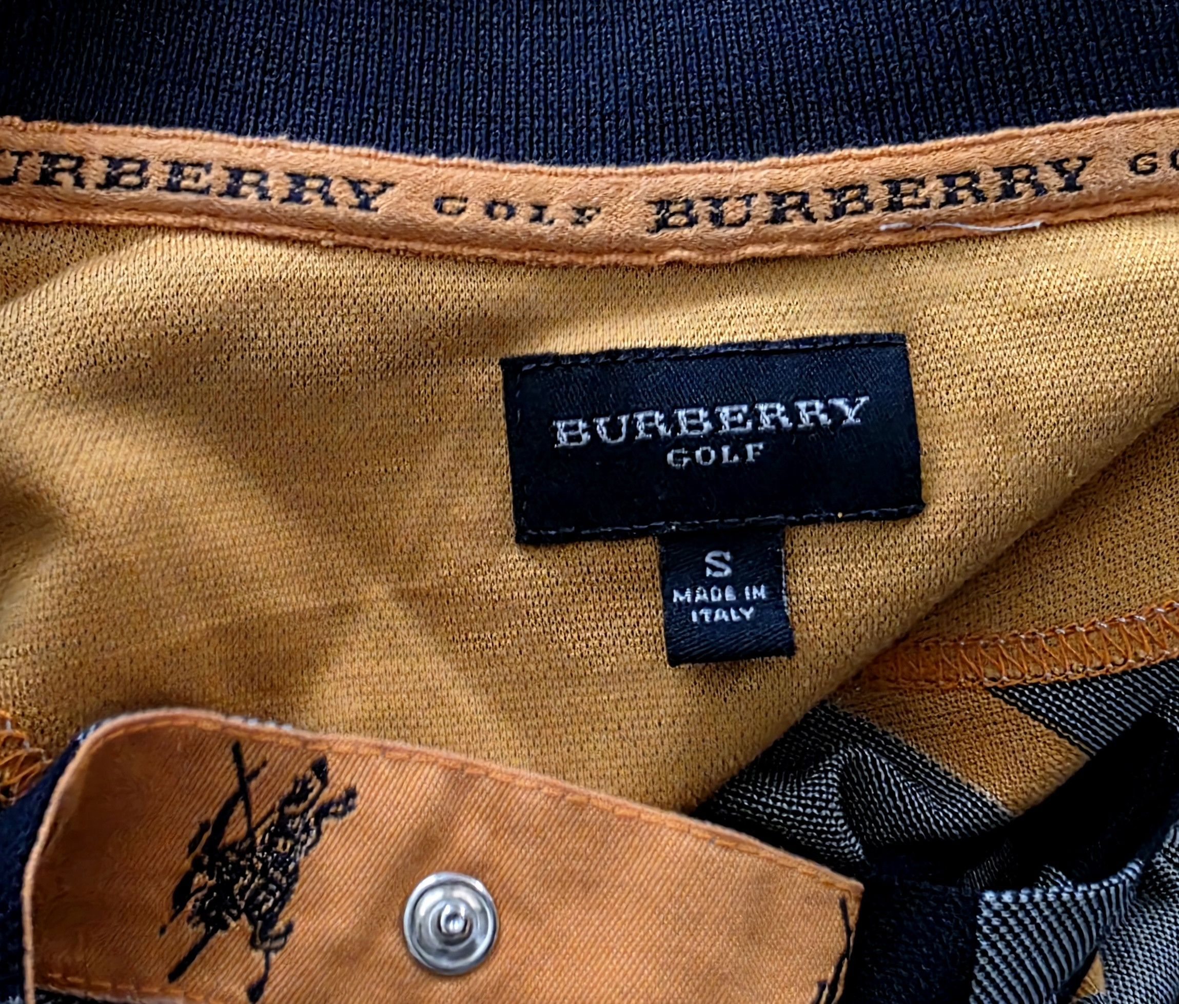 Burberry BURBERRY Golf vintage Polo Shirt Striped Men's Size Smal Size US S / EU 44-46 / 1 - 8 Thumbnail