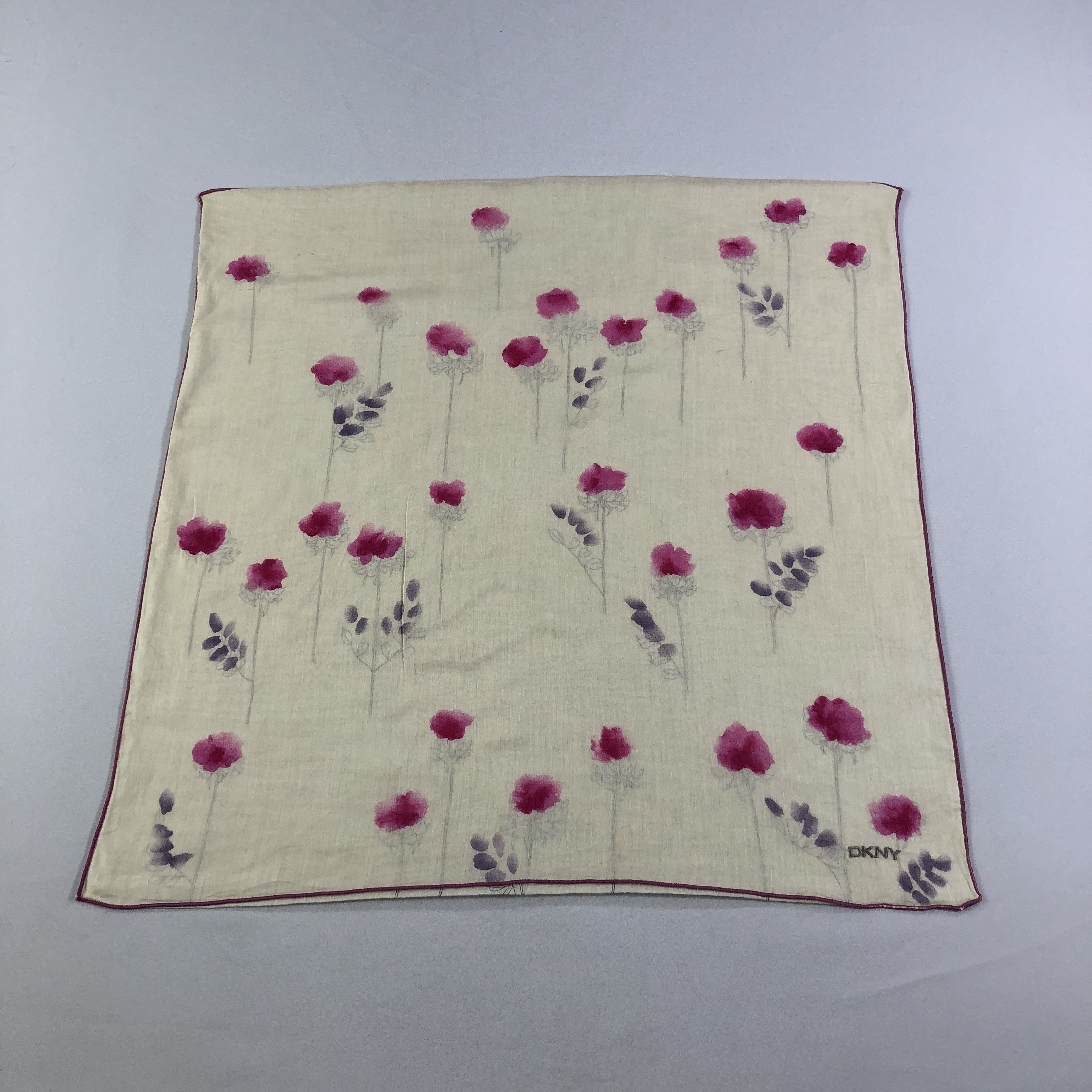 DKNY DKNY Double Sided Handkerchief Neckerchief Bandana H2104 Size ONE SIZE - 2 Thumbnail