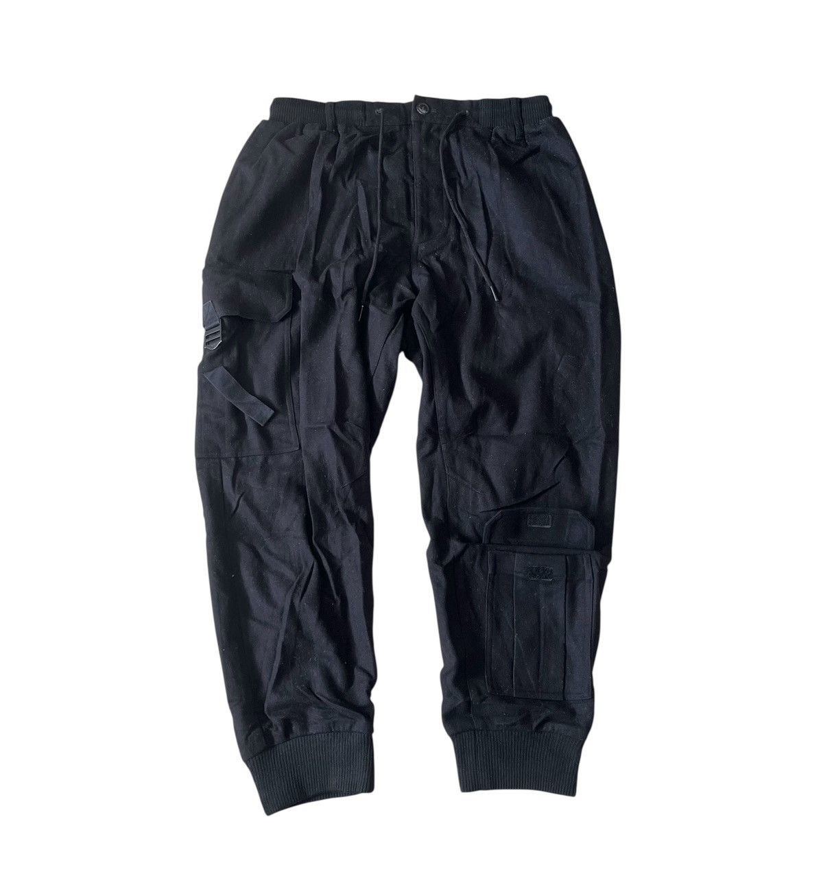 Yohji Yamamoto Yohjii yamamoto y-3 multipockets cargo black sweatpants Size US 30 / EU 46 - 1 Thumbnail