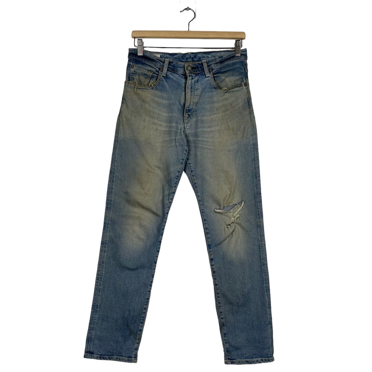 Spellbound 🔥 SPELLBOUND DYED BROKEN DISTRESSED DENIM JEANS Size US 30 / EU 46 - 2 Thumbnail