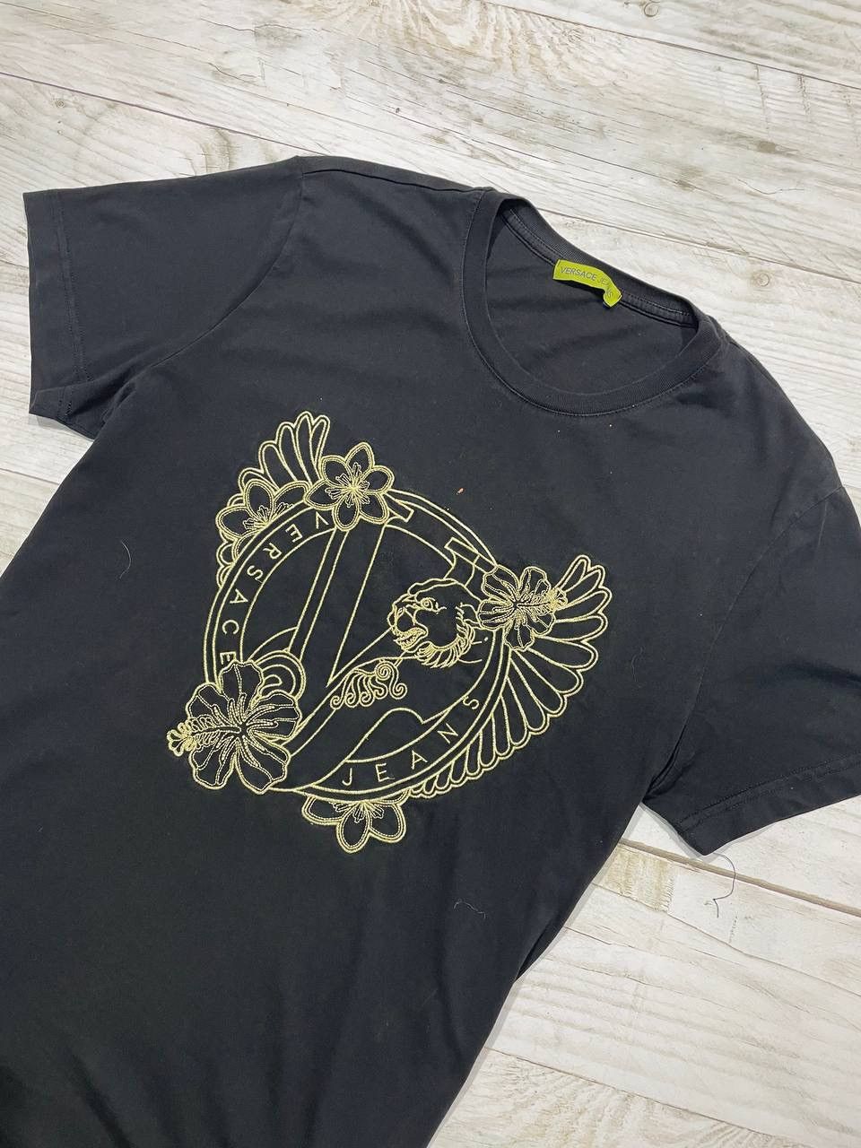 Versace Versace Jeans Lion Flowers T-Shirt Big Logo Size US L / EU 52-54 / 3 - 3 Thumbnail