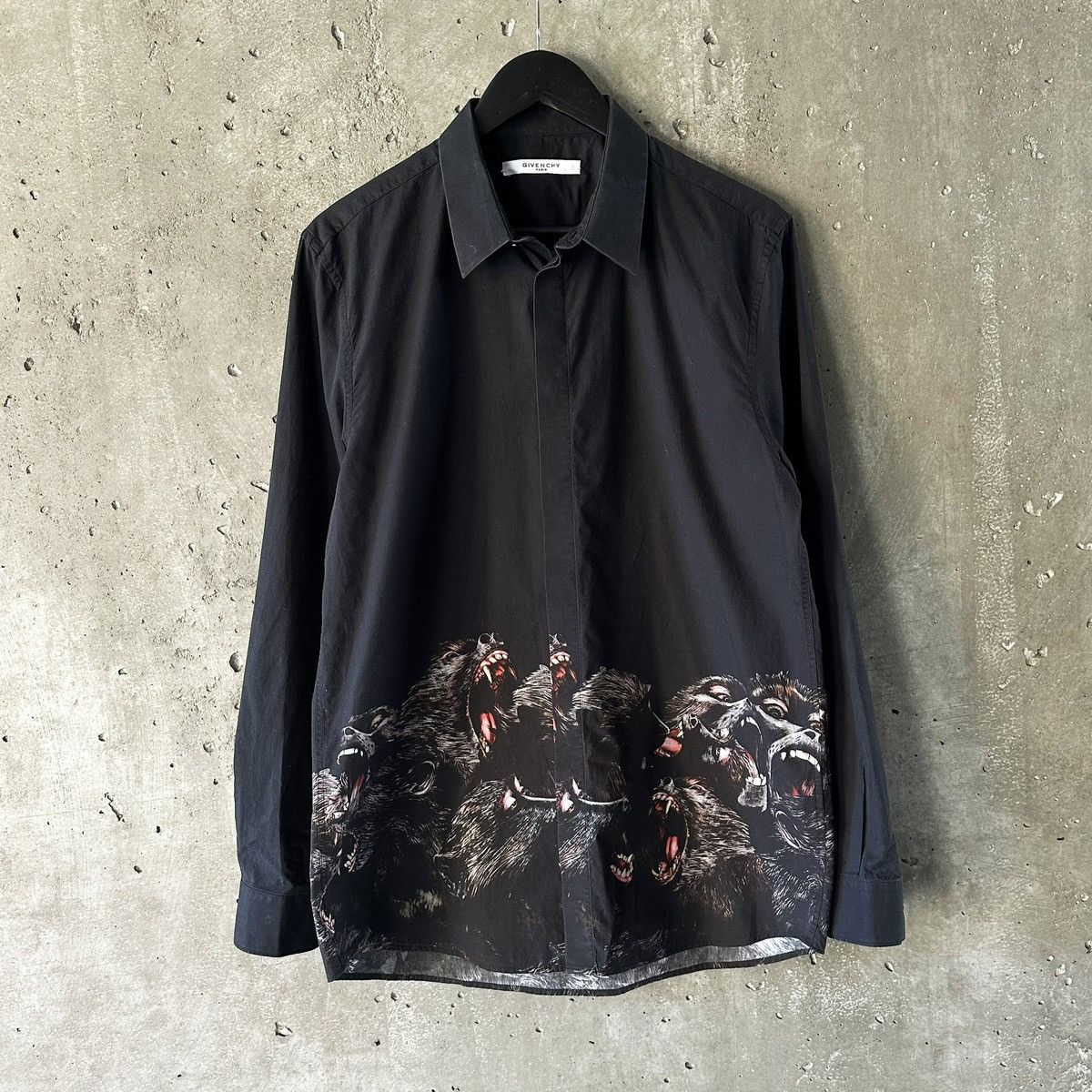 Givenchy SS16 Monkey Brothers Baboon Print Button Up Shirt Size US L / EU 52-54 / 3 - 3 Thumbnail