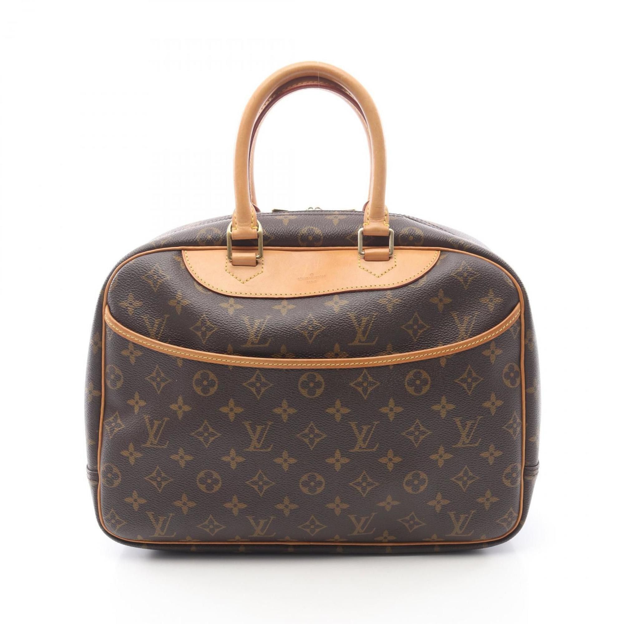 Louis Vuitton Louis Vuitton Deauville Bowling Vanity Handbag, Coated Canvas and Leather, Monogram, Women's, Brown, M47270 Size ONE SIZE - 1 Thumbnail