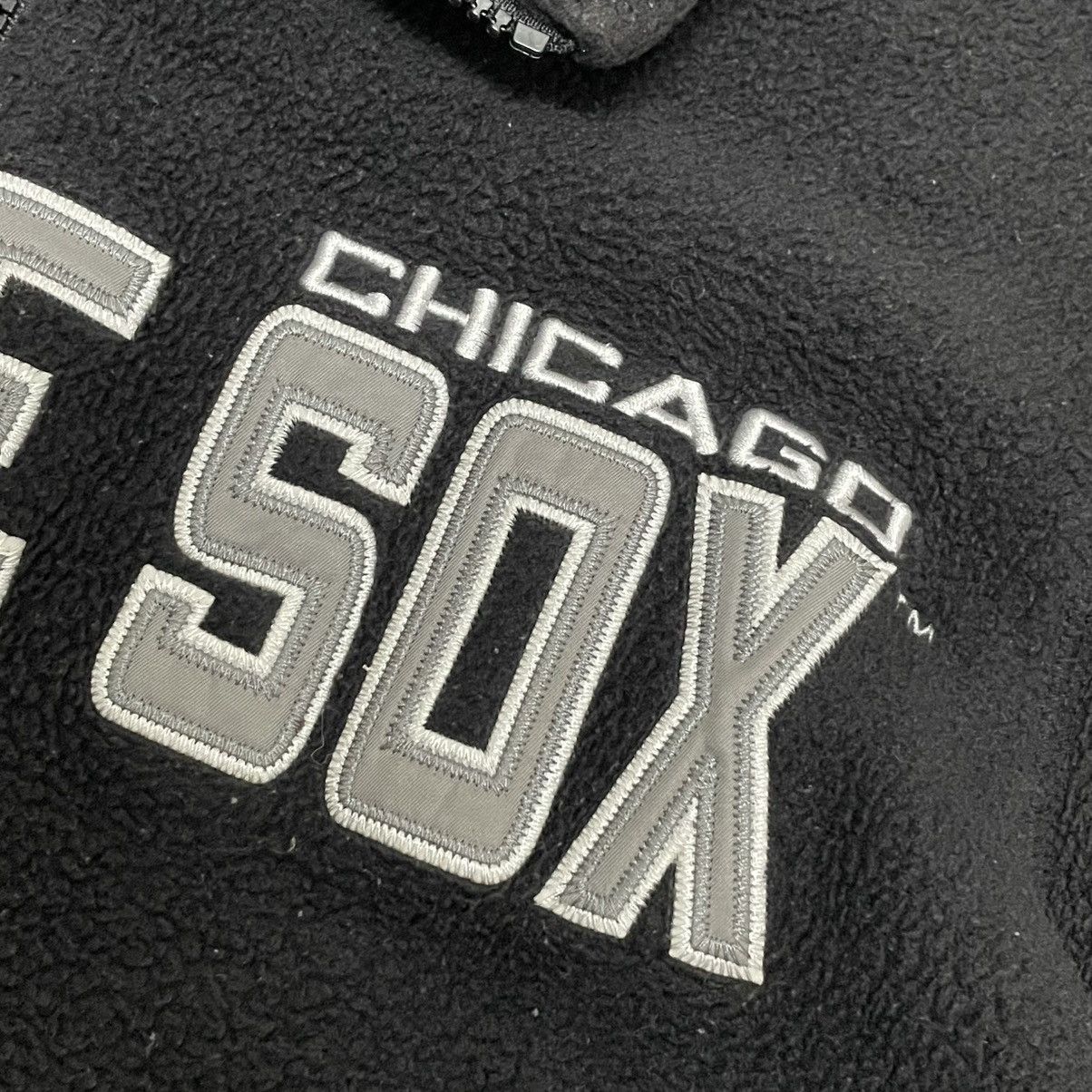 Vintage Vintage Chicago White Sox 1/4 Zip Fleece Pullover Size US XL / EU 56 / 4 - 5 Thumbnail
