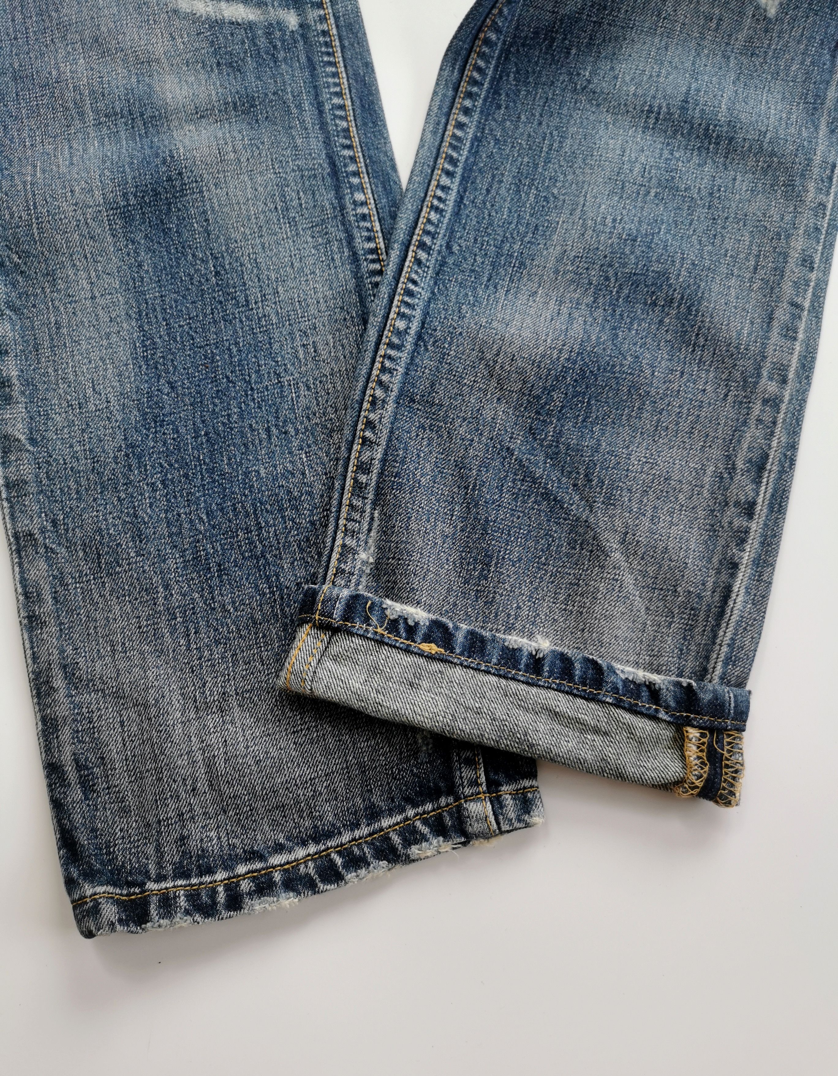 Levi's RARE SAMPLE Levis501 Distressed Boro Patchwork Jeans Vintage Size US 28 / EU 44 - 5 Thumbnail