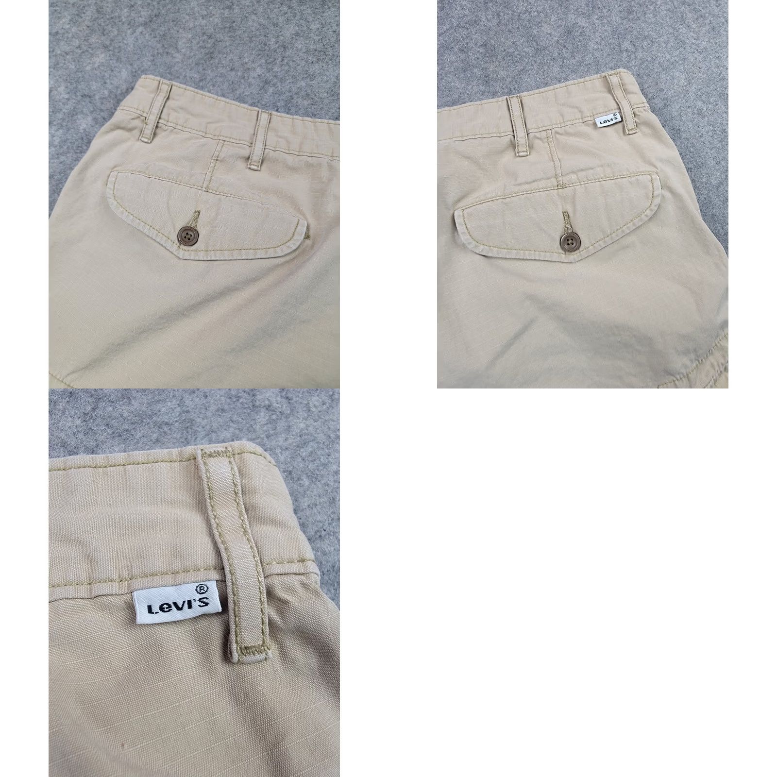 Levi's Levis Cargo Shorts Mens 36 Tan Cargo Inseam 8" Outdoor Casual Size US 36 / EU 52 - 11 Thumbnail