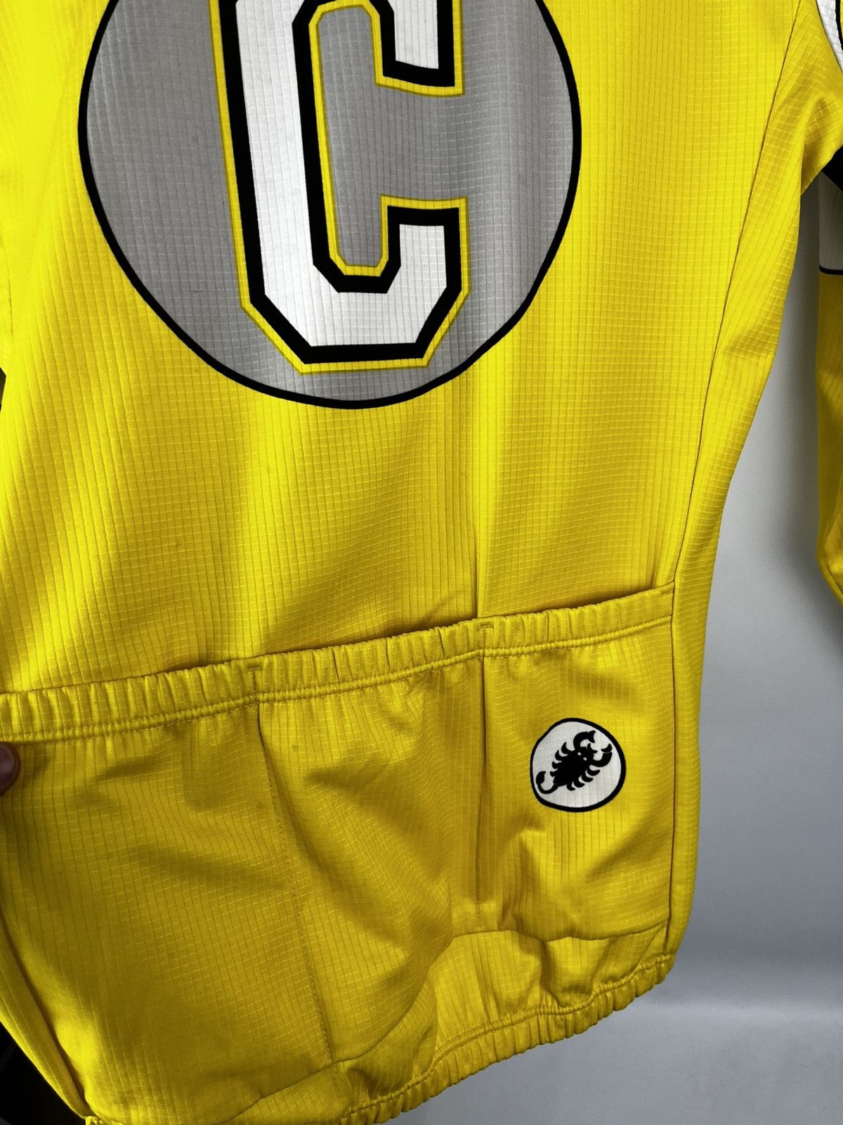 Vintage Castelli Cycling Jersey Mens L Yellow Size US L / EU 52-54 / 3 - 9 Thumbnail